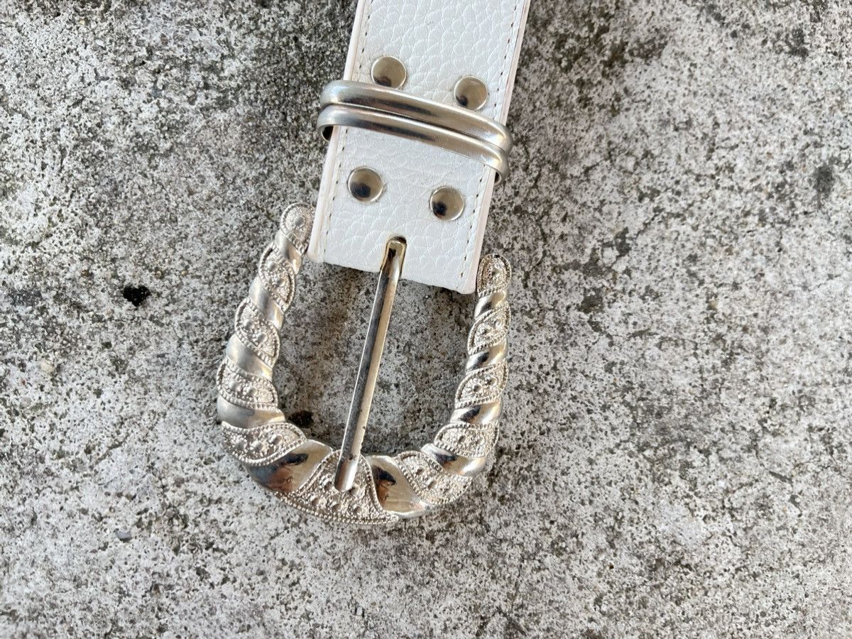 Japanese Brand White single hopked belts Size ONE SIZE - 3 Thumbnail