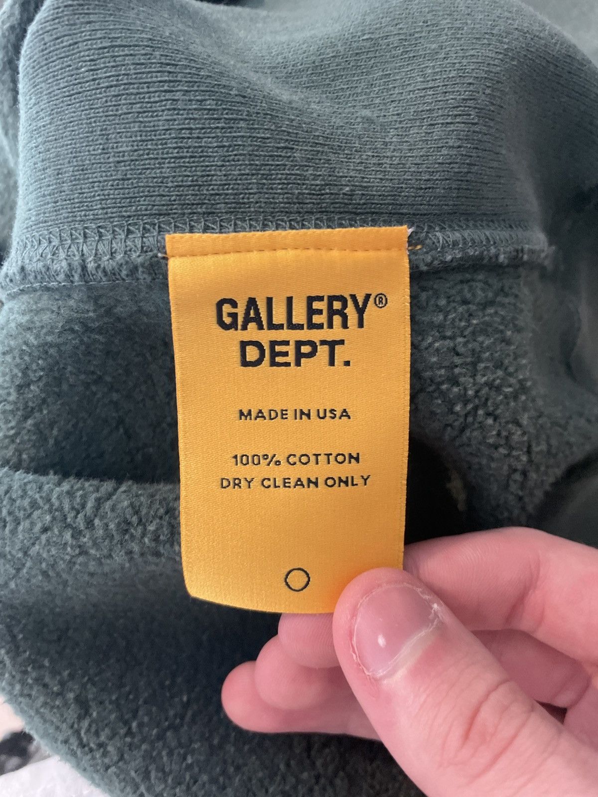 Gallery Dept. Gallery Dept. Orange Center Logo Paint Hooded Sweatshirt M Size US M / EU 48-50 / 2 - 6 Thumbnail