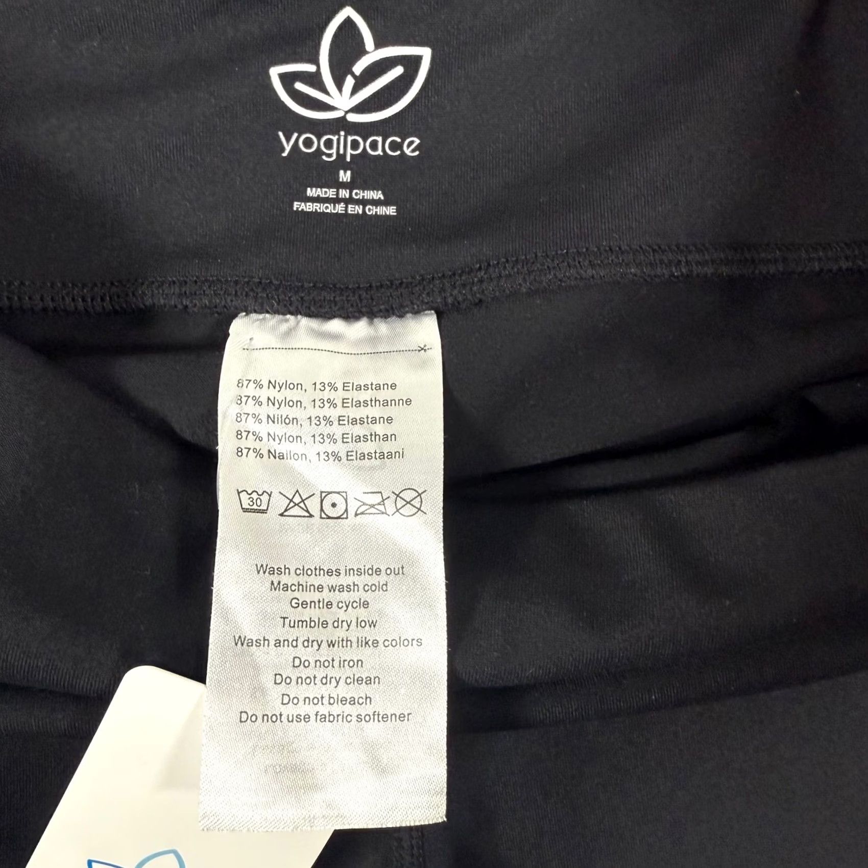 Vintage Yogipace Yoga Bootcut Pants High Waist Tummy Control Black M NWT Womens Yoga, Bootcut, Activewear, Yoga Pants, M, Black Size 32" / US 10 / IT 46 - 5 Thumbnail