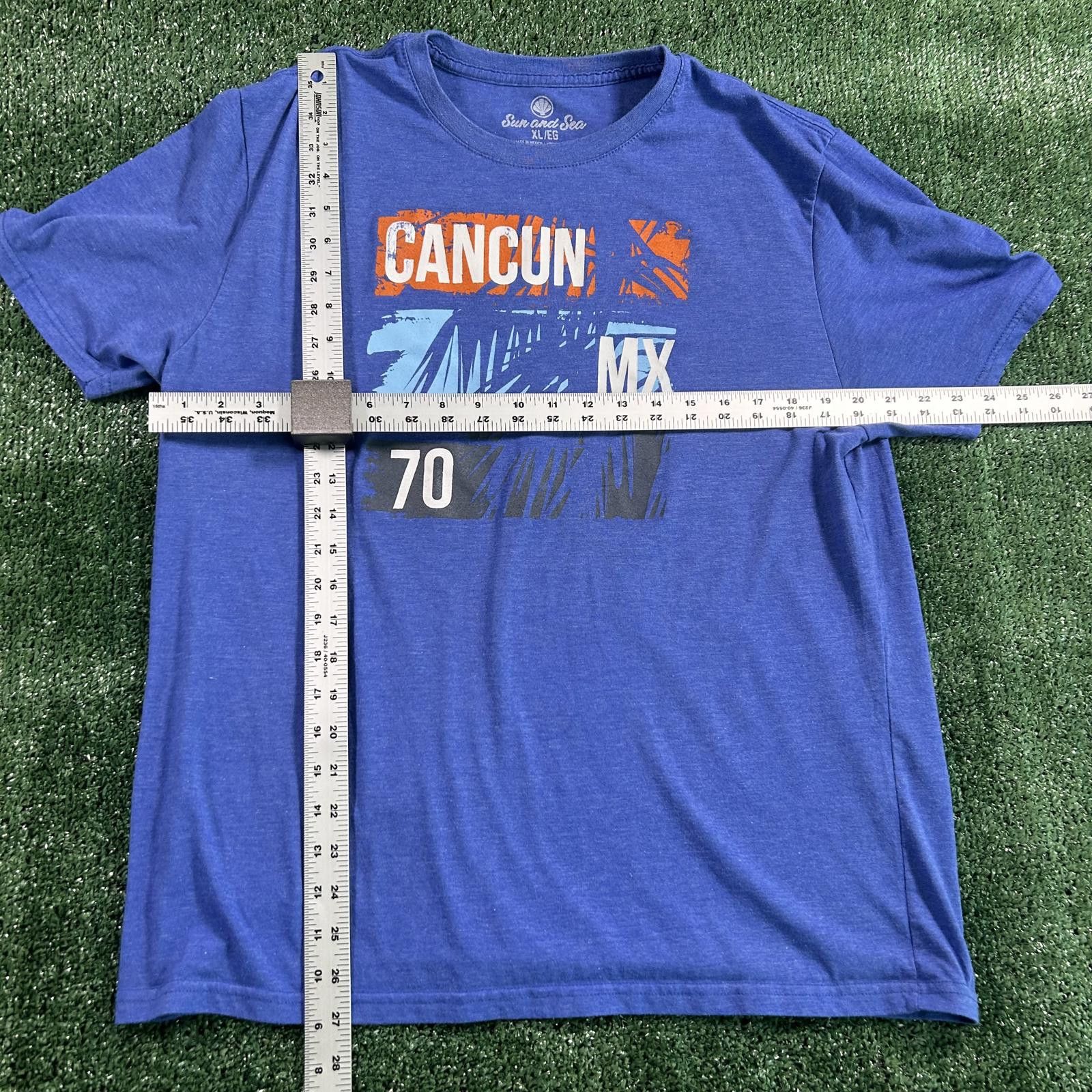 Other Sun and Sea Men's Blue Cancun Graphic T-Shirt. XL Size US XL / EU 56 / 4 - 2 Thumbnail
