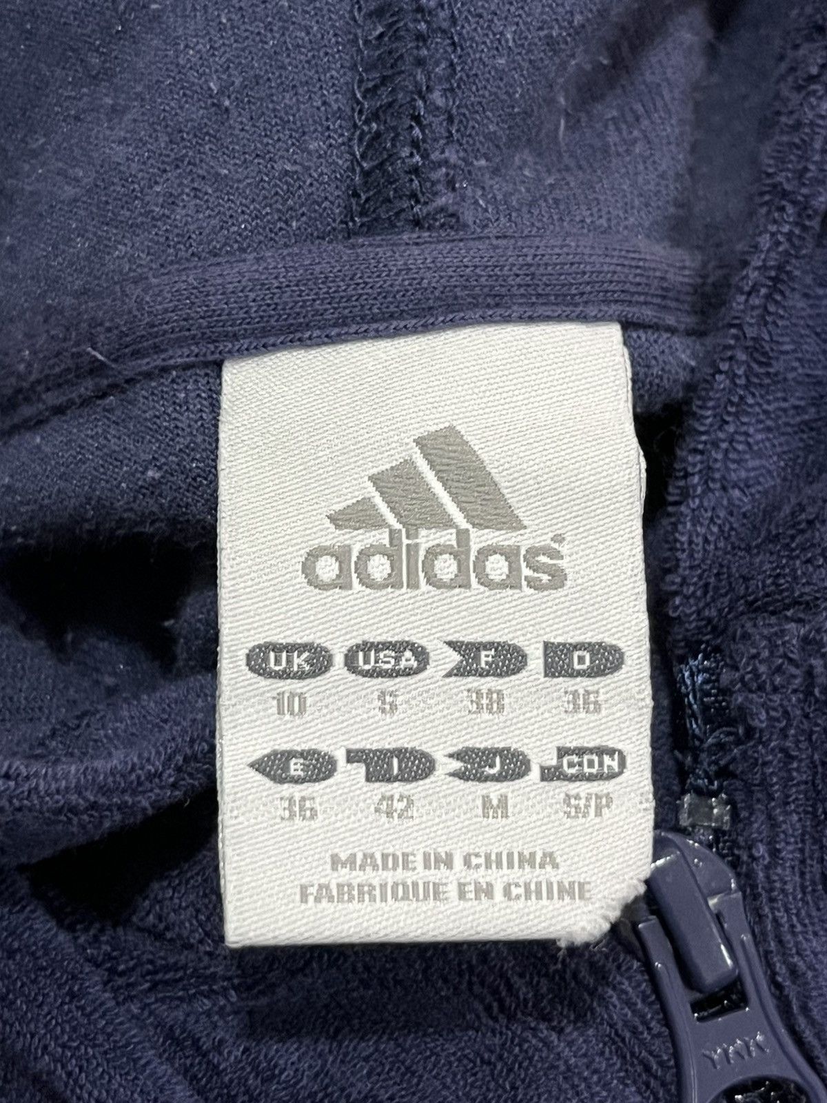Adidas Adidas 3 Full Zip Short Sleeve Fleece Hoodie Size S / US 4 / IT 40 - 7 Thumbnail