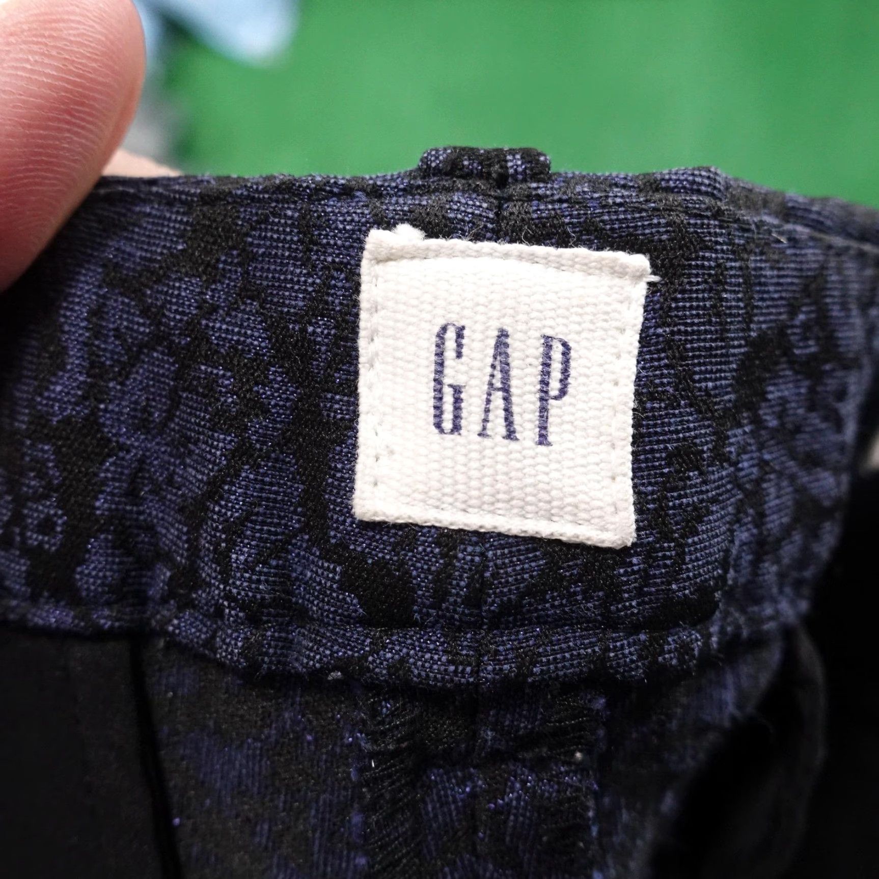 Gap Gap Womens Skinny Ankle Pants 0R Blue Floral Jacquard Dressy 29x27 Trousers Size 25" / US 0 / IT 36 - 6 Thumbnail