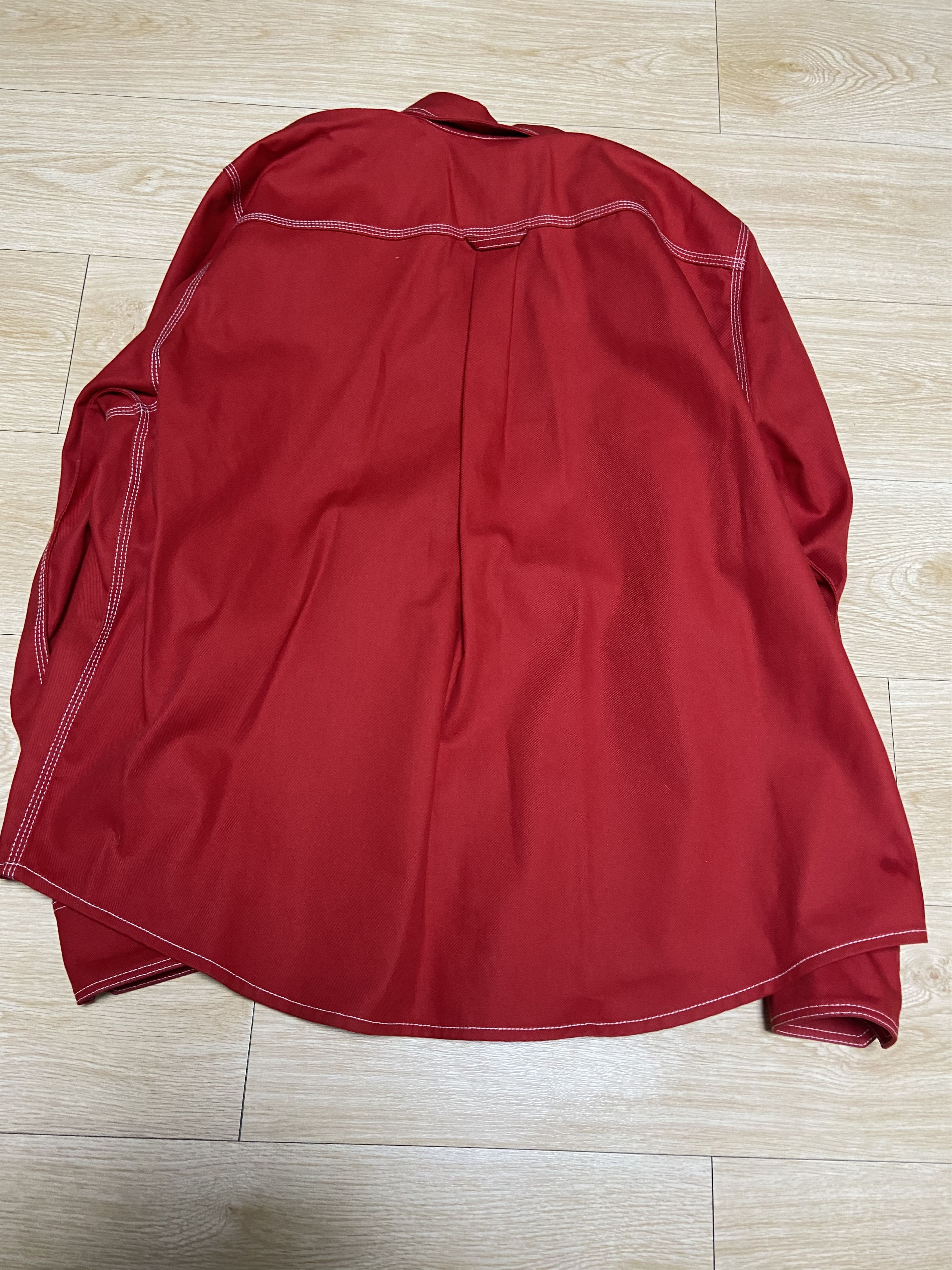 Carhartt × Vetements XS Vetements Carhartt oversized work jacket red Size US XS / EU 42 / 0 - 5 Thumbnail