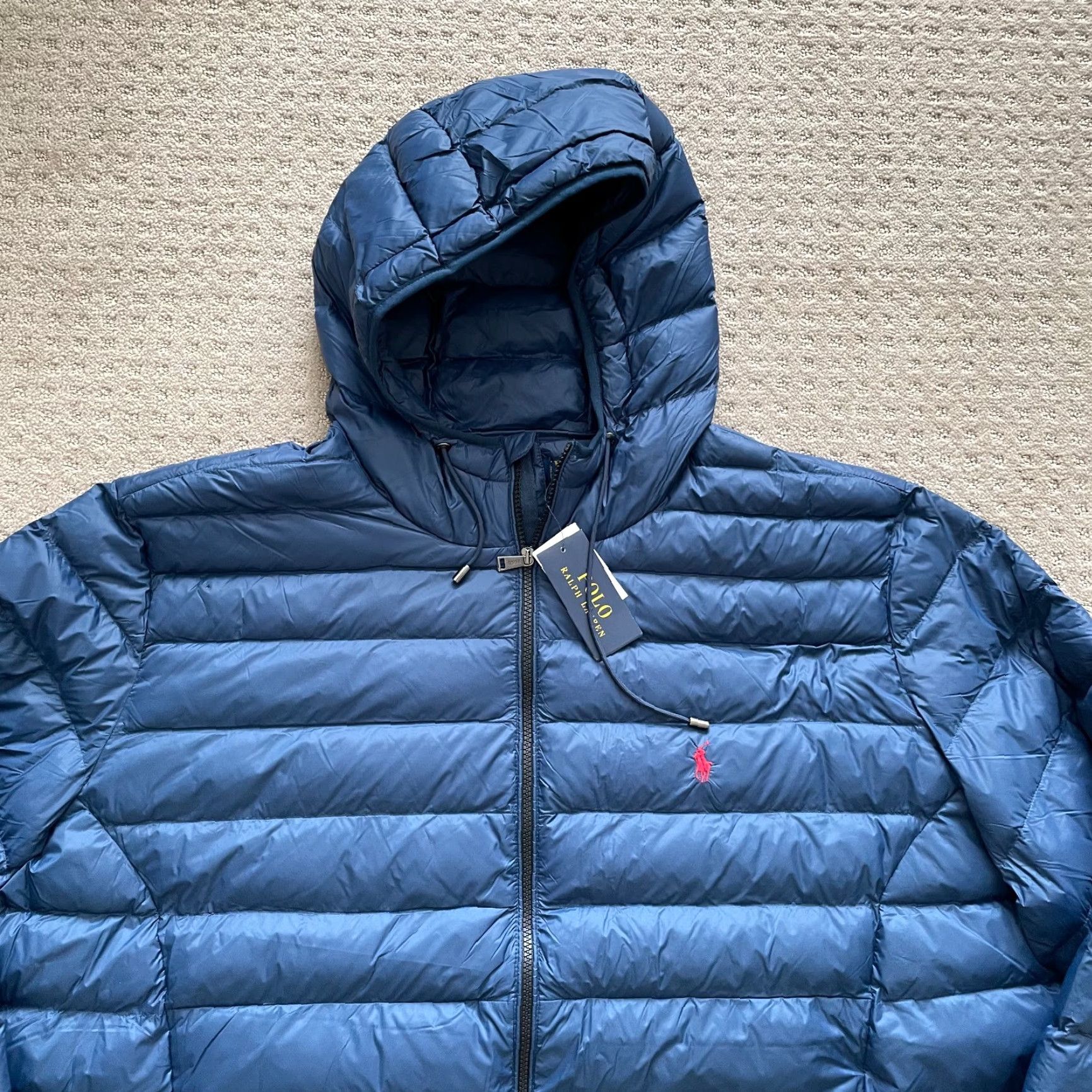 Polo Ralph Lauren Polo Ralph Lauren Jacket The Colden Packable Men 4XLT Tall Blue Puffer NWT Size US XXL / EU 58 / 5 - 4 Thumbnail