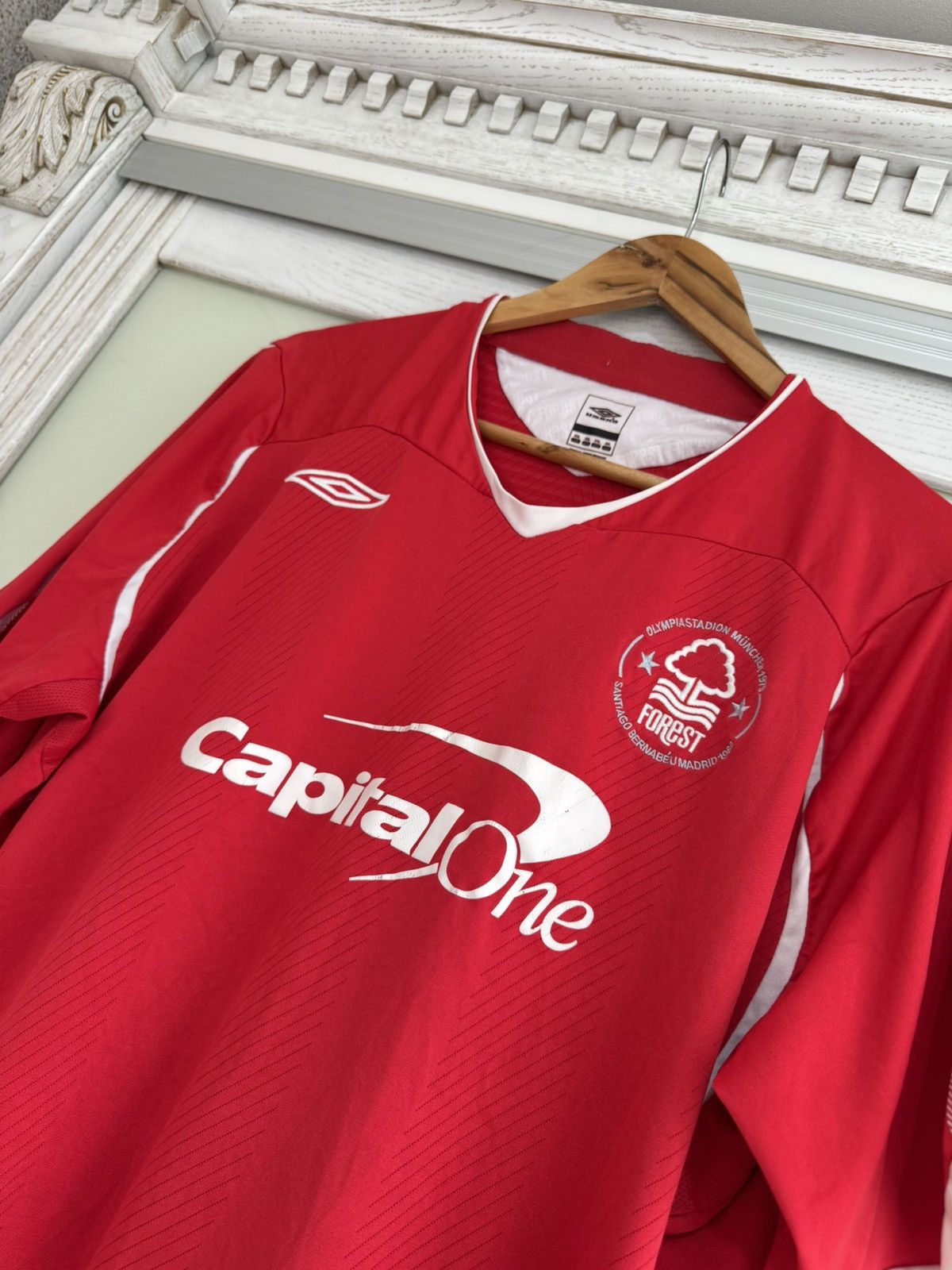 Umbro × Vintage Vintage Nottingham Forest 2008-2009 Home Soccer Jersey Kit Size US XXL / EU 58 / 5 - 5 Thumbnail