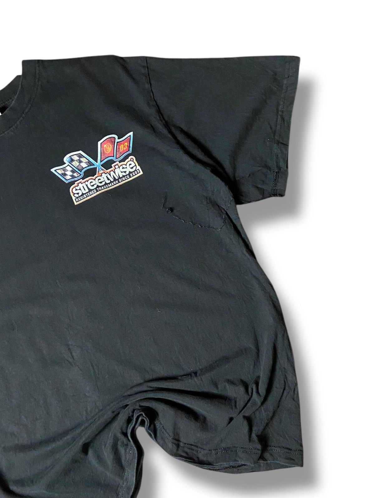 Japanese Brand Streetwise Flag Backprint Tshirt (143) Size US S / EU 44-46 / 1 - 4 Thumbnail