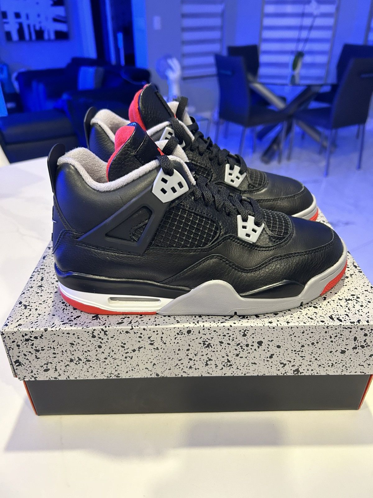 Jordan Brand Jordan 4 Bred Reimagind Size US 6.5 / EU 39-40 - 4 Thumbnail
