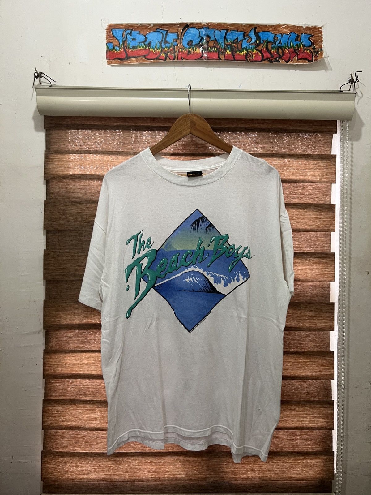 Band Tees × Vintage Vintage 1993 The Beach Boys Wave Surf Band Size US XL / EU 56 / 4 - 1 Thumbnail