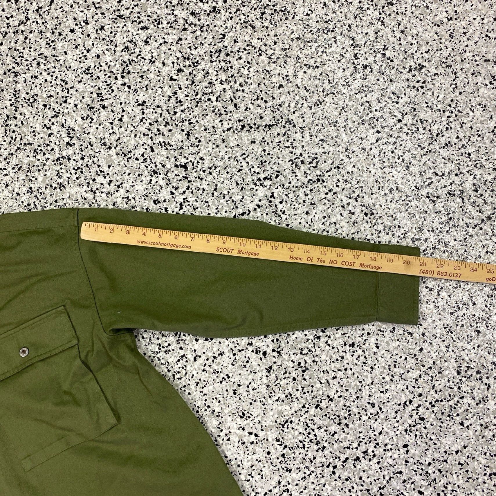 Levi's VINTAGE Levi's Trucker Jacket Green Twill Coat Button Up Logo Red Tab Mens Medium Size US M / EU 48-50 / 2 - 4 Thumbnail