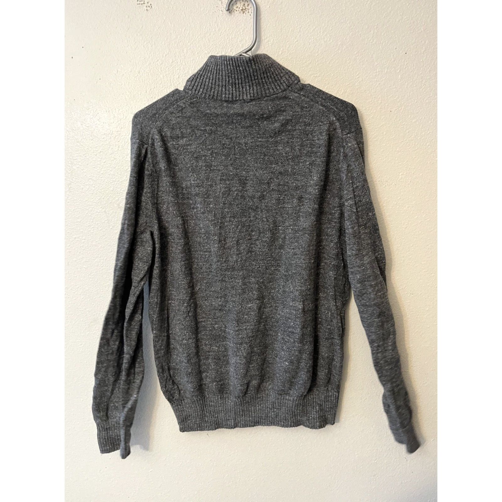 Gap VINTAGE Gap Sweater Mens Design & Crafted 1/4 Zip Cotton Long Sleeve Gray Size US M / EU 48-50 / 2 - 3 Thumbnail