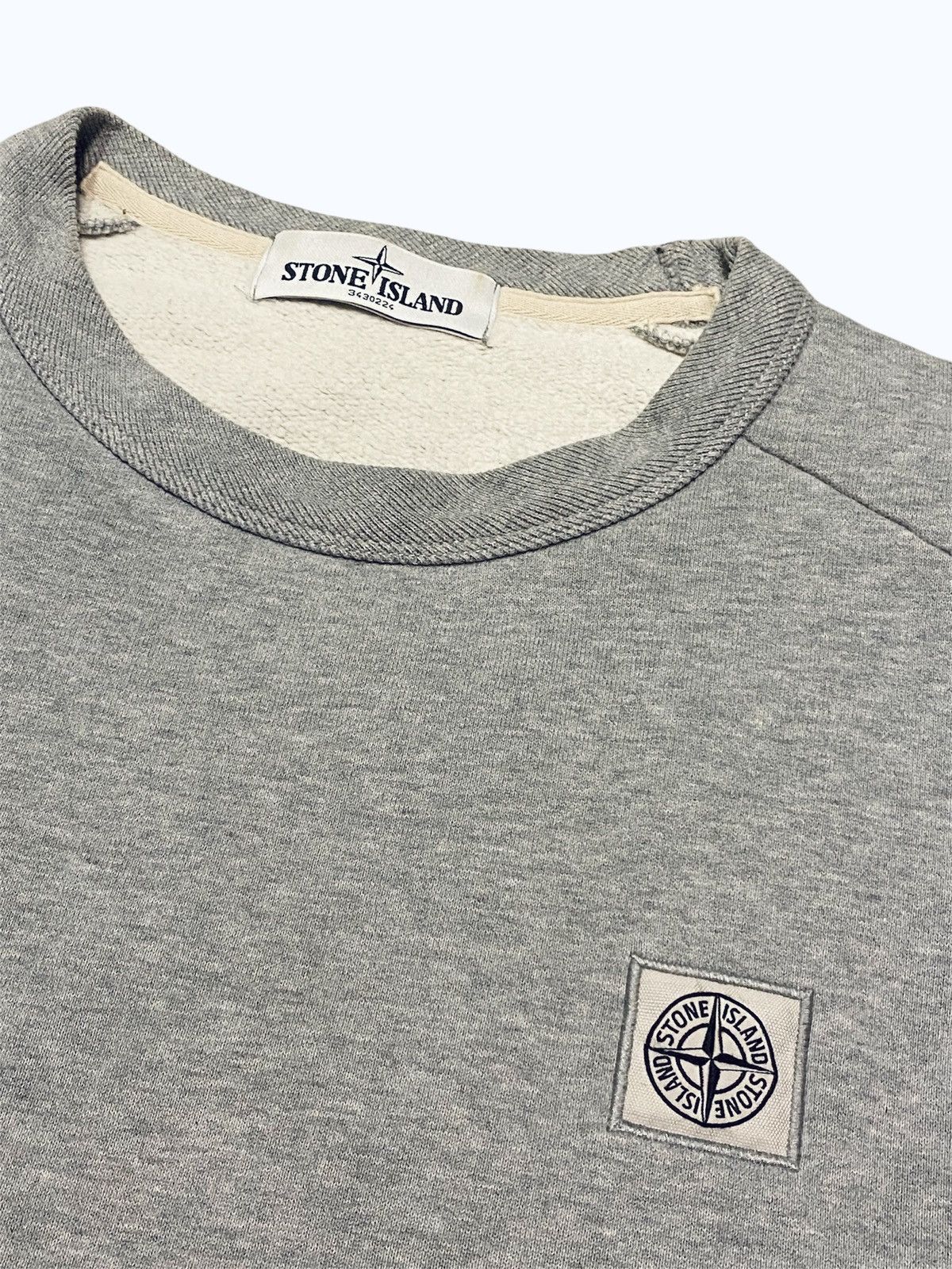 Stone Island Stone Island Grey Crewneck Size US M / EU 48-50 / 2 - 2 Thumbnail