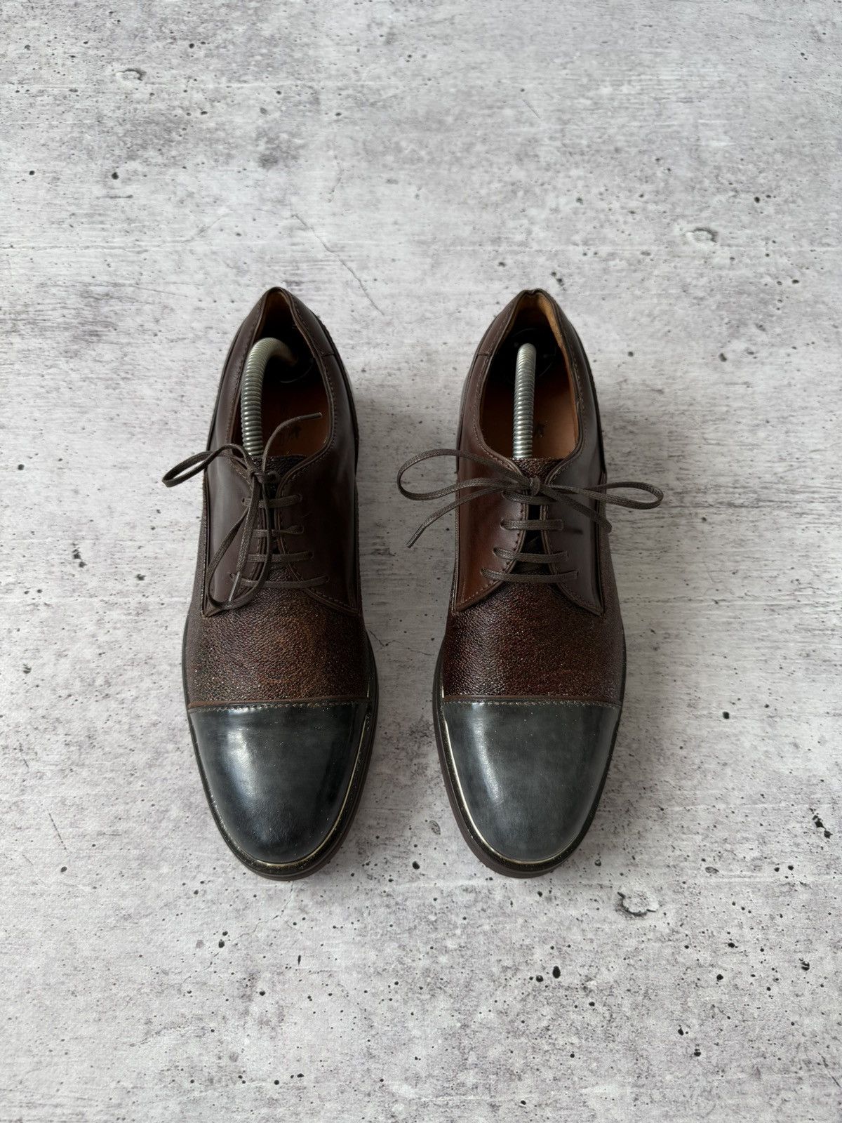 Etro × Genuine Leather Etro Leather Men’s Shoes Size US 7 / EU 40 - 3 Thumbnail