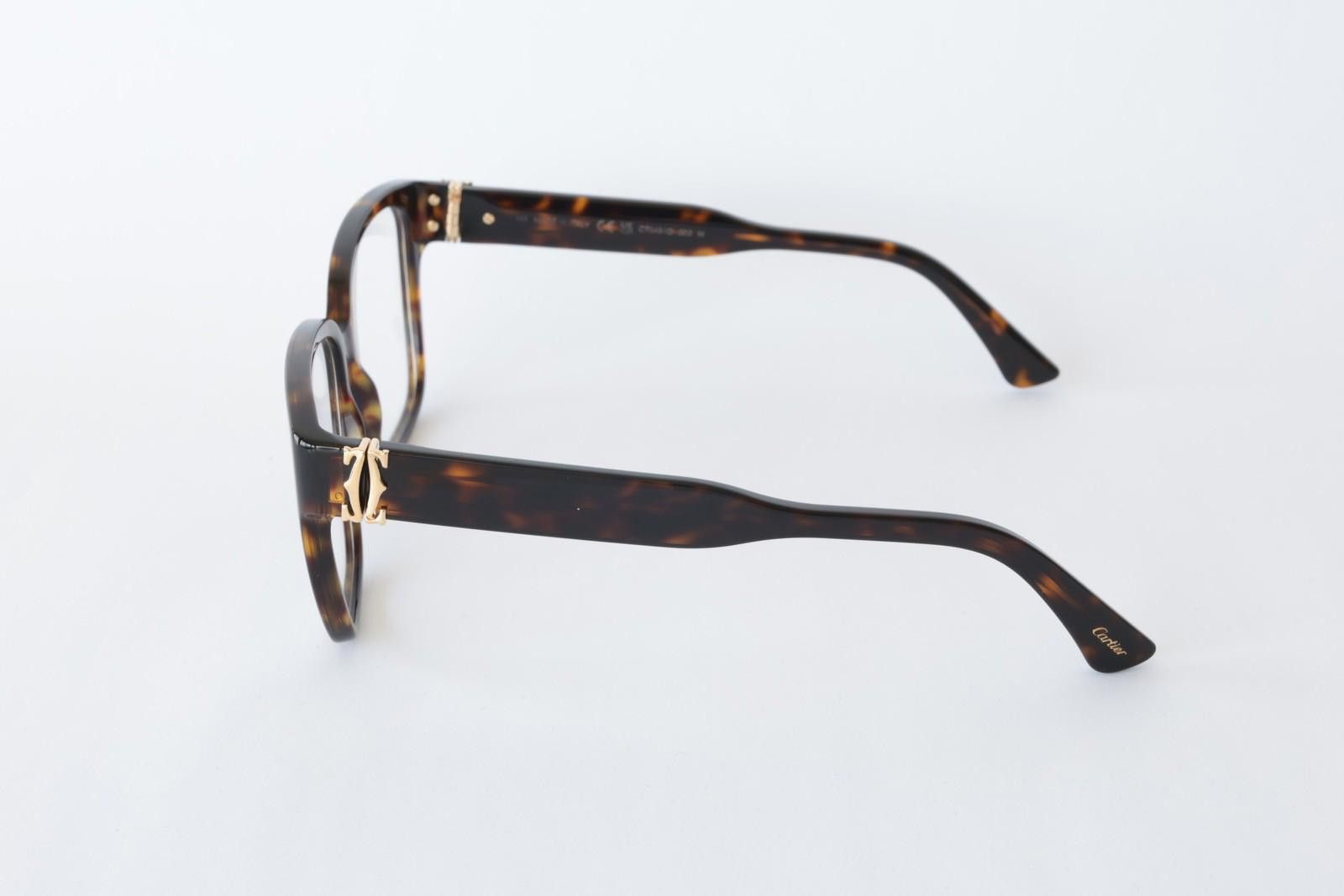 Cartier New Cartier eyewear optical eyeglasses CT0451O 002 havana Size ONE SIZE - 4 Thumbnail