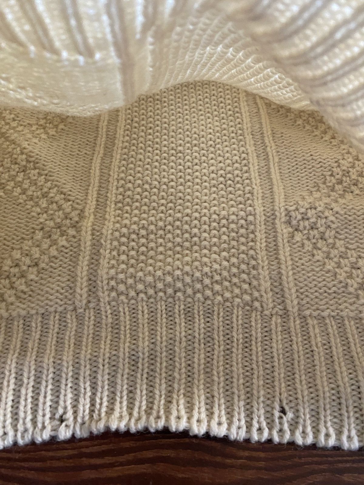Vintage Vintage 60’s/70’s Cream Fisherman Knit Sweater Size US M / EU 48-50 / 2 - 5 Thumbnail