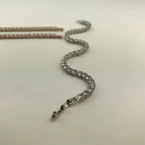 Jewelry 4mm High Quality Cubic Zirconia Tennis Bracelets Size ONE SIZE - 3 Thumbnail