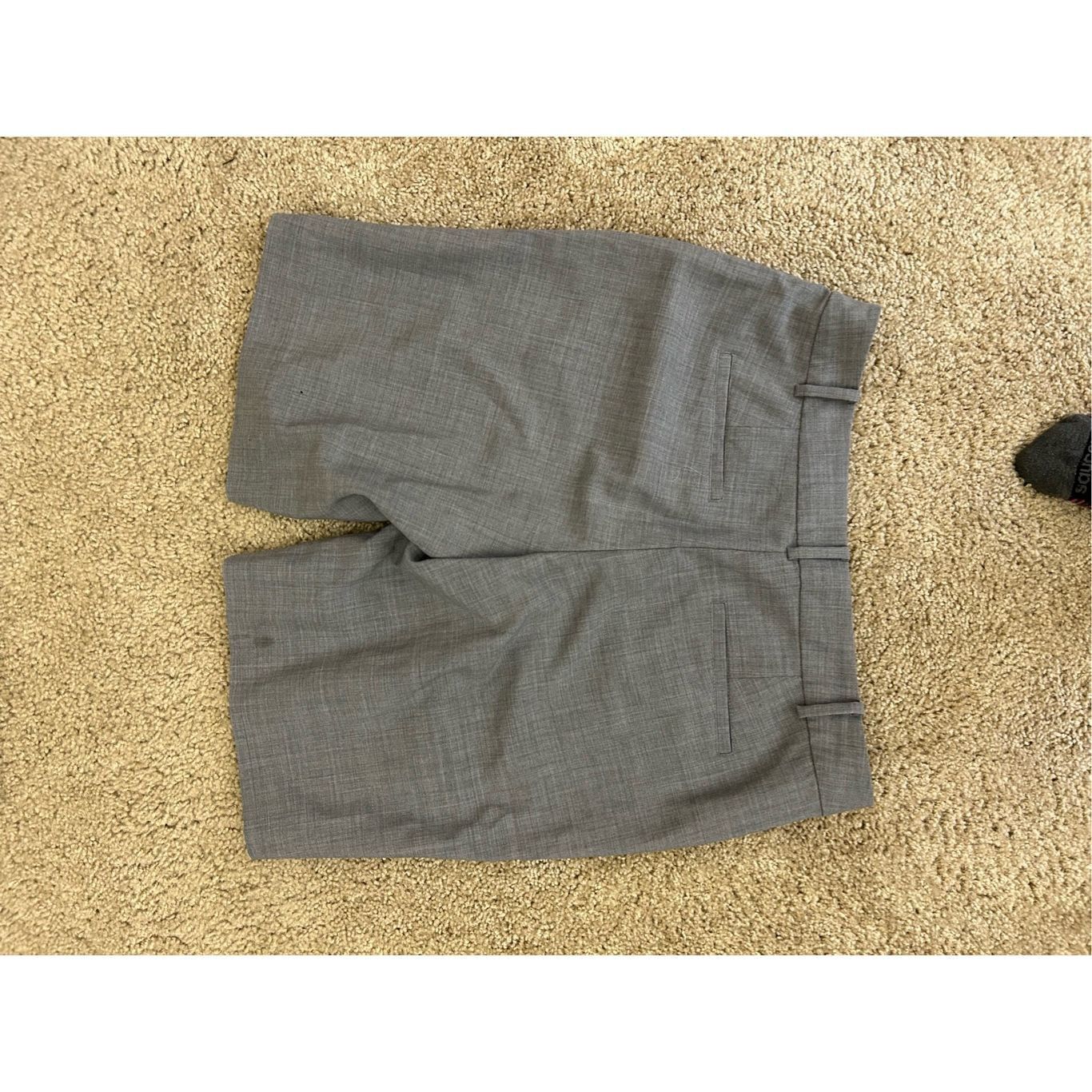Other J. Jill Stitched Gray Chino Golf Shorts, Size 8 Size 30" / US 8 / IT 44 - 8 Thumbnail