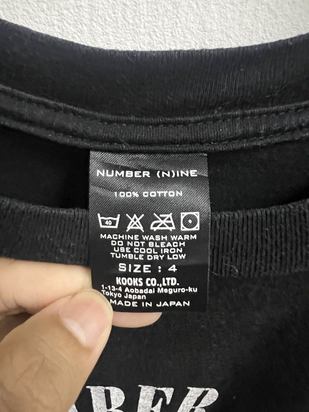 Number (N)ine Number Nine “revolution for change” Size US M / EU 48-50 / 2 - 4 Thumbnail