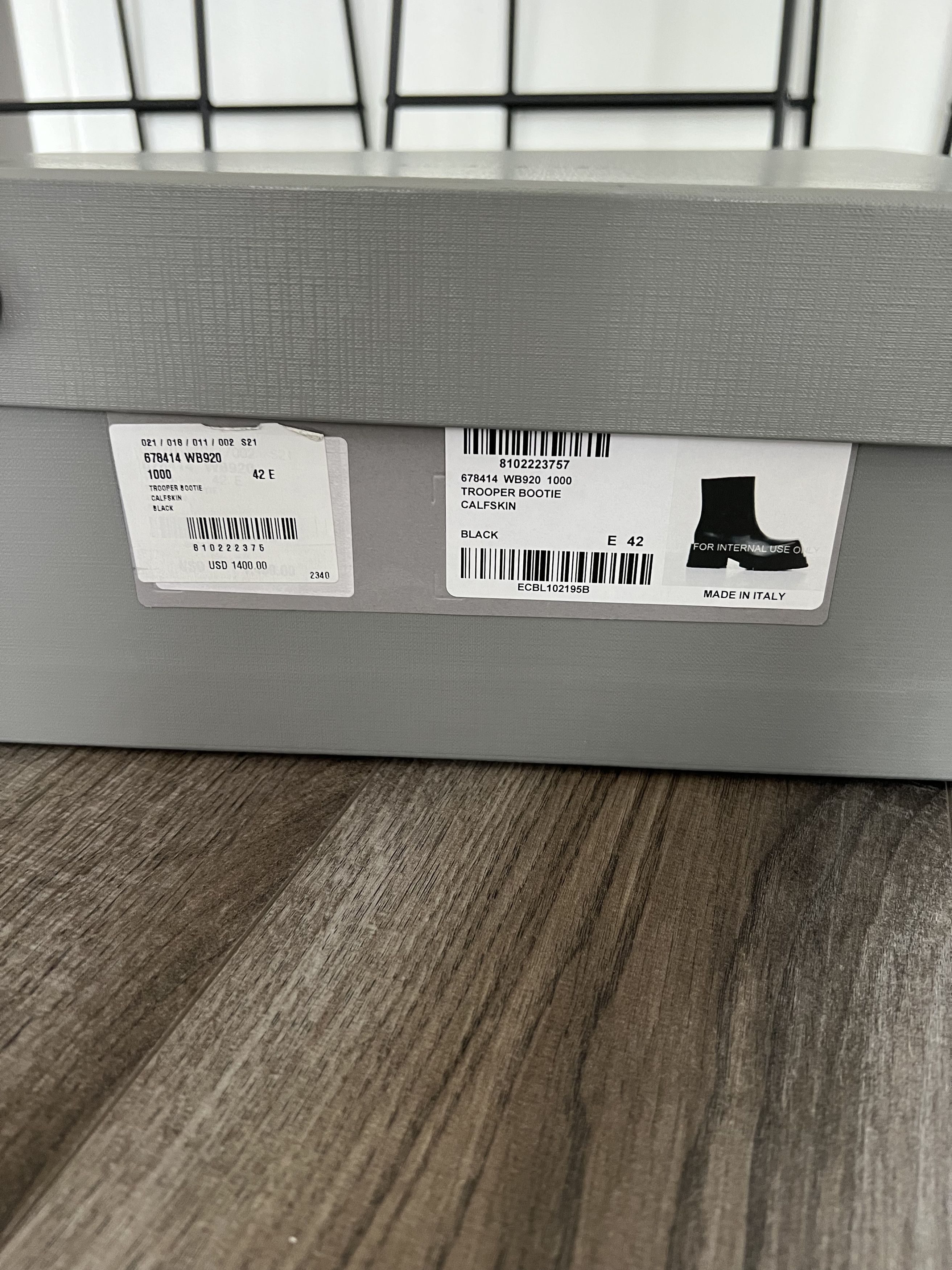 Balenciaga Calfskin Leather Trooper Boots Size US 9 / EU 42 - 5 Thumbnail