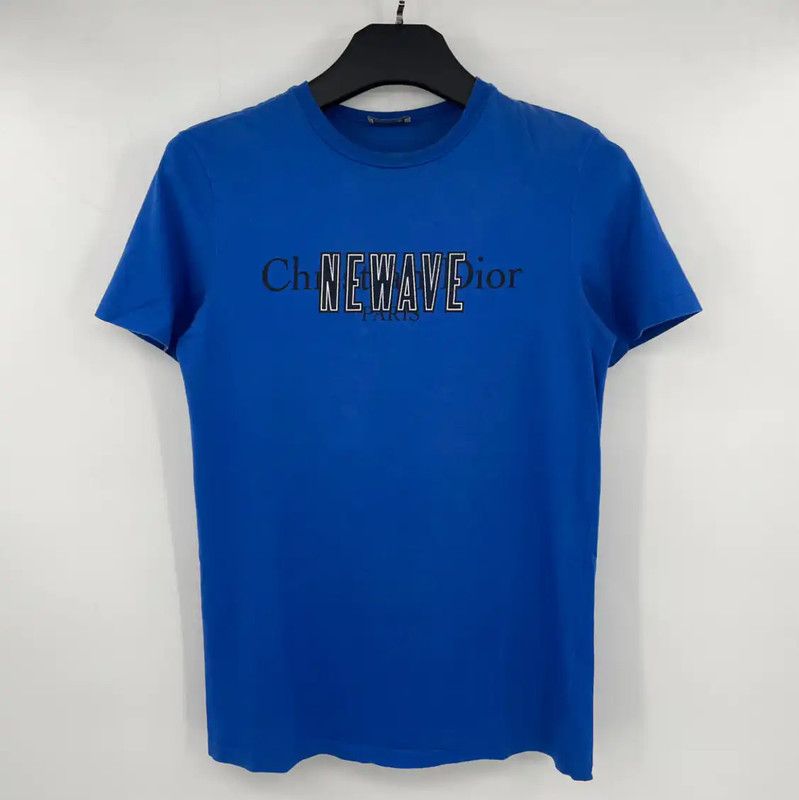 Dior Dior Blue Cotton Women's T-Shirt 0089 Size XS / US 0-2 / IT 36-38 - 1 Thumbnail