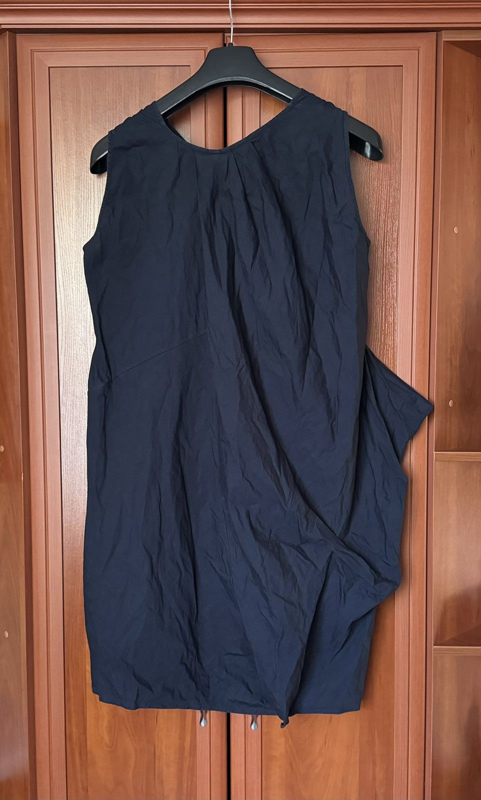 Vintage Provocation 46 dark blue dress relaxed sleeves avantgarde Size L / US 10 / IT 46 - 17 Thumbnail