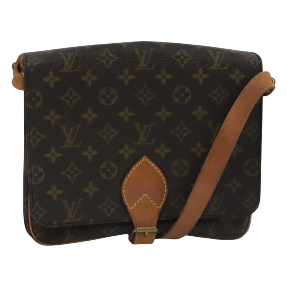 Louis Vuitton Cartouchiere Brown Canvas Shoulder Bag (Pre-Owned) Size ONE SIZE - 1 Thumbnail