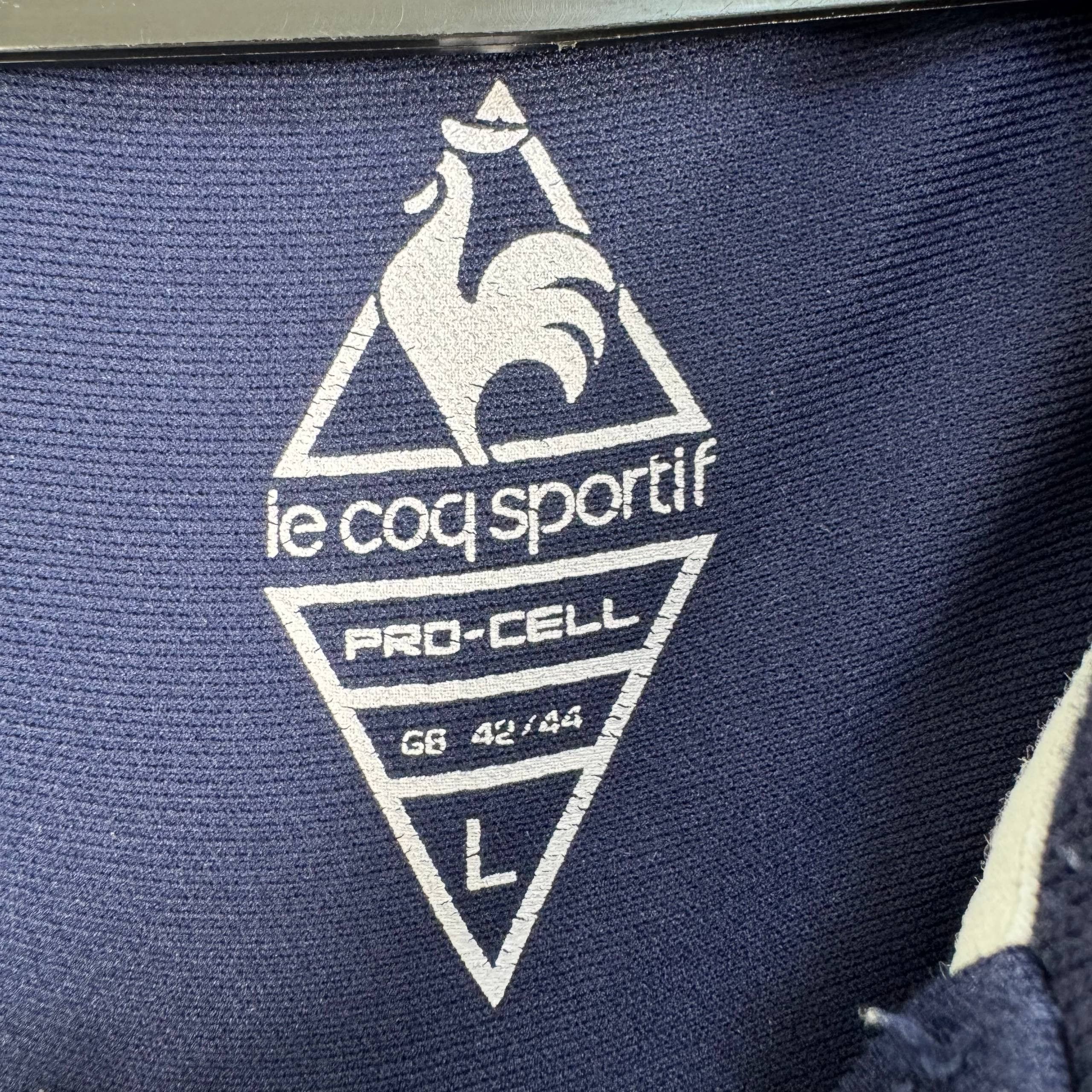 Le Coq Sportif Le Coq Sportif Everton FC Polo Shirt Navy Blue Mens Size L Size US L / EU 52-54 / 3 - 3 Thumbnail