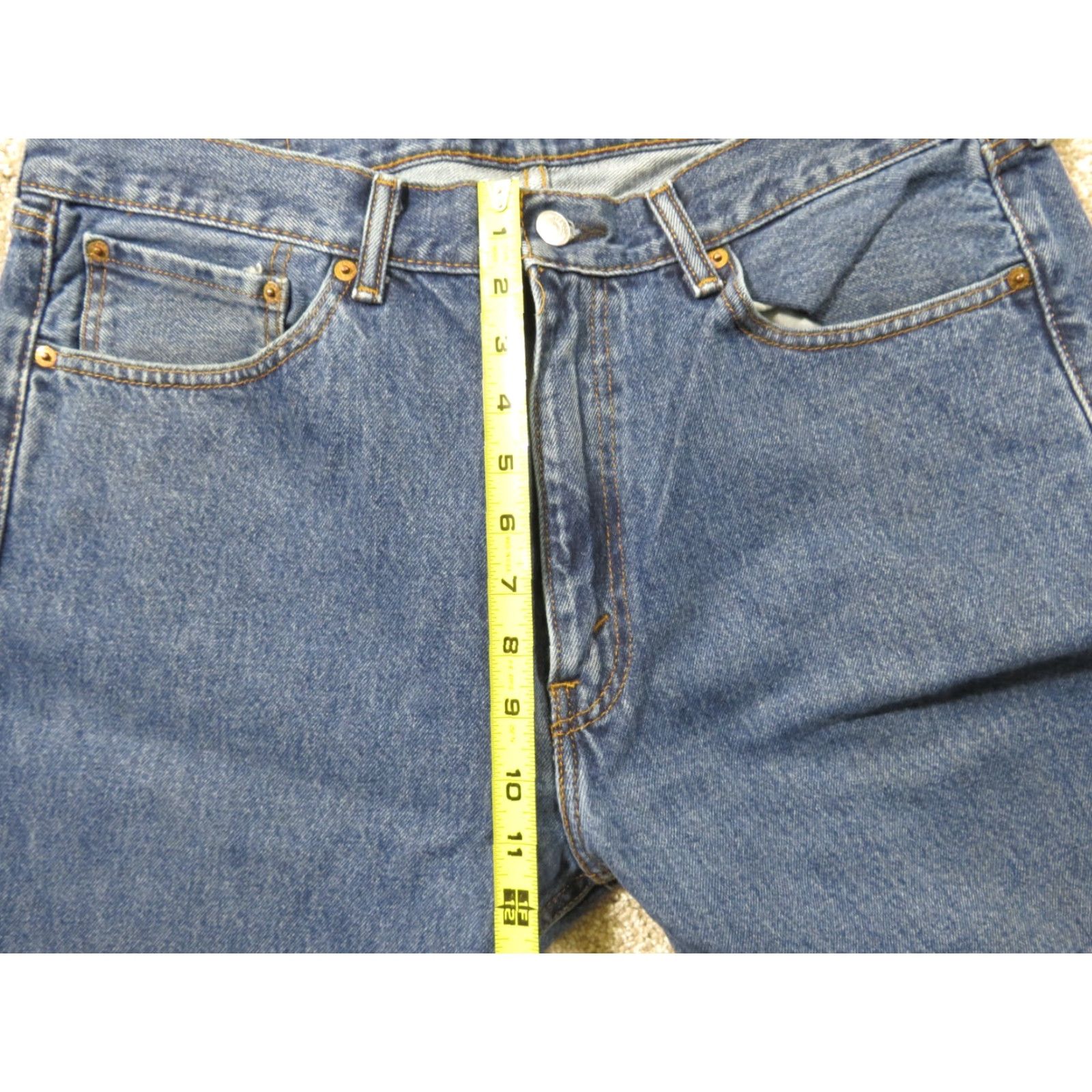 Levi's VTG Levi's 505 Jeans Denim Straight Leg Regular Fit 36X35 Men's Blue Pants Reg Zip 5-Pocket Design Size US 36 / EU 52 - 5 Thumbnail