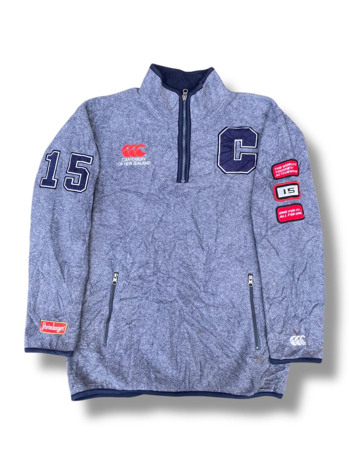 Canterbury of New Zealand × Vintage Canterbury of New Zealand Steinlager Half Zipper Fleece. #E7 Size US L / EU 52-54 / 3 - 1 Thumbnail