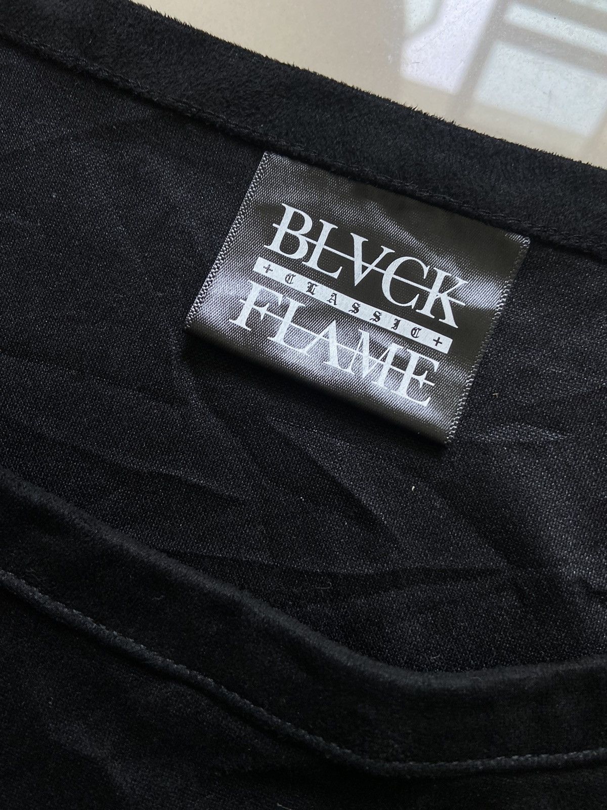 14th Addiction × If Six Was Nine 200’s Black Flame Seditionaries Skull Sleeveless Tshirt Size US L / EU 52-54 / 3 - 6 Thumbnail