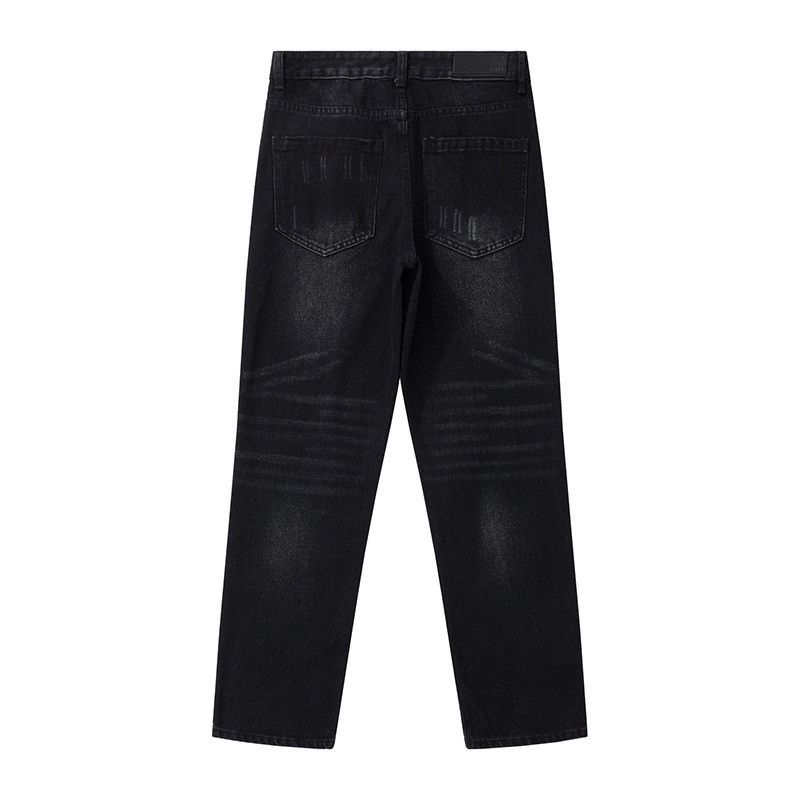 Jean American high street retro loose straight leg jeans for men Size US 32 / EU 48 - 2 Thumbnail