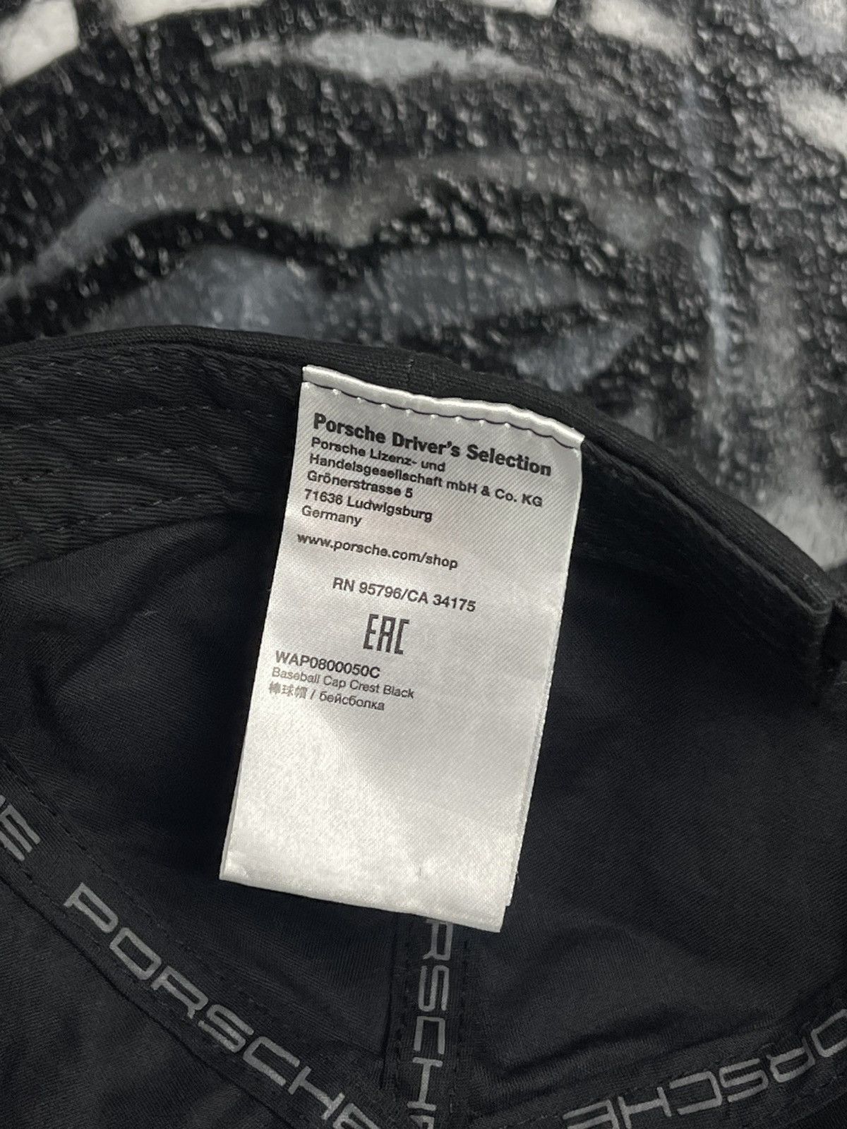 Porsche Design Porsche Design Baseball Cap Men’s Black Hat Size ONE SIZE - 7 Thumbnail