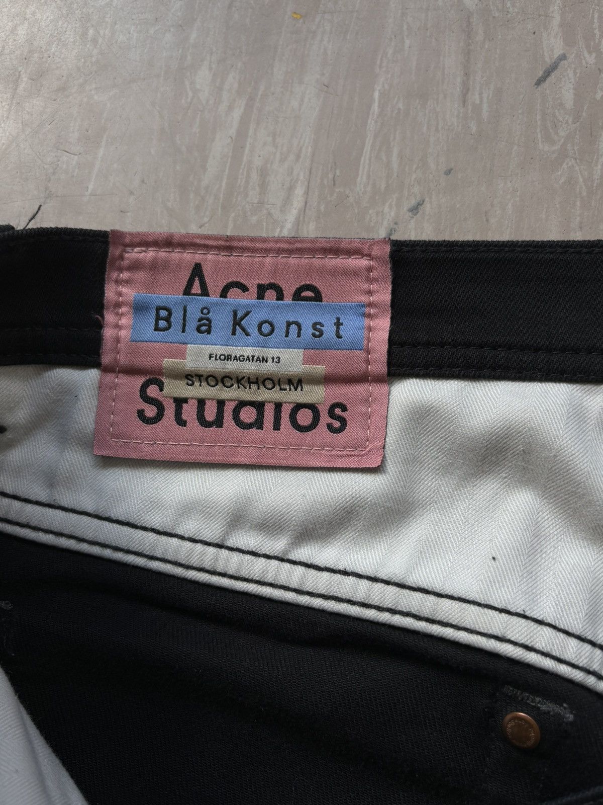 Acne Studios Acne Studios Slim Fit Black Jeans Size US 32 / EU 48 - 2 Thumbnail