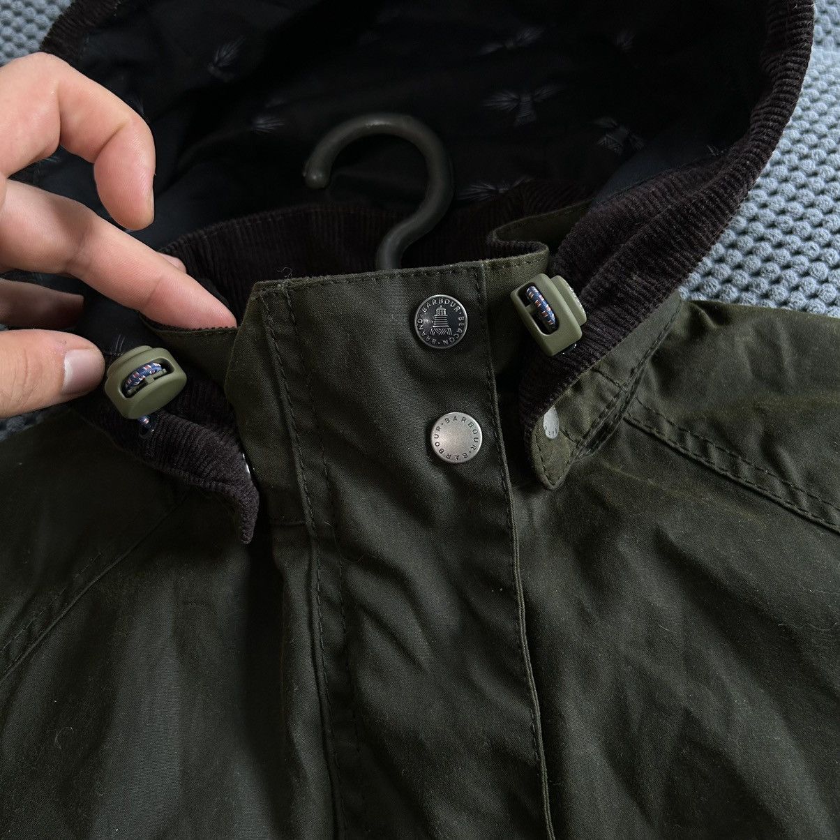 Barbour Barbour Brae Parka Green Wax Cotton Women's Jacket Coat Size M / US 6-8 / IT 42-44 - 12 Thumbnail