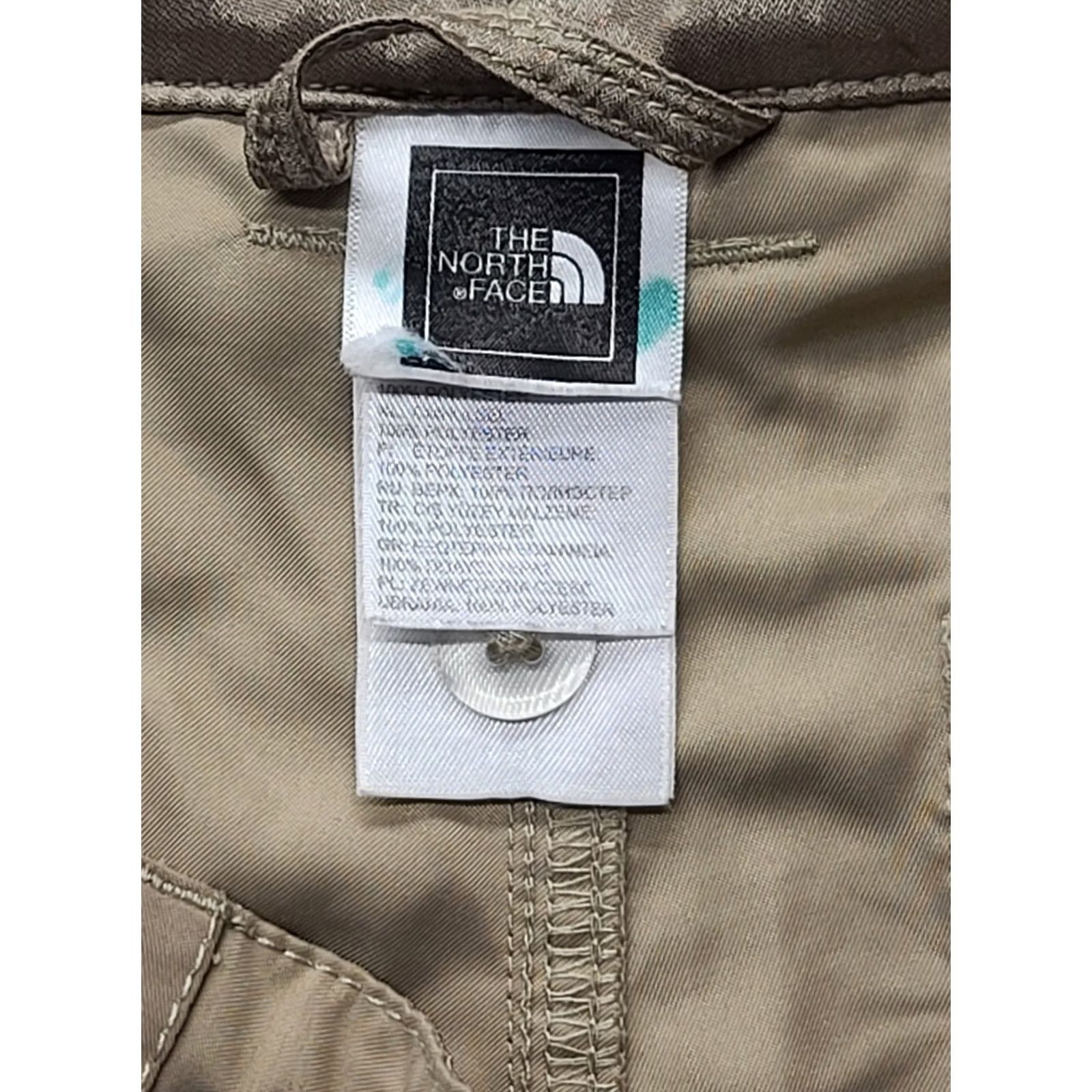 The North Face The North Face Pants Womens 28x27 Relaxed Fit Convertible Cargo Hiking Gorpcore Beige Polyester Casual Travel Workwear Mens Women Girls Size 28" / US 6 / IT 42 - 2 Thumbnail