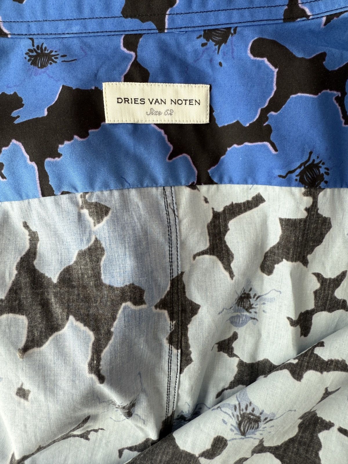 Dries Van Noten DRIES VAN NOTEN CAMICIA Uomo Blu Size US L / EU 52-54 / 3 - 3 Thumbnail