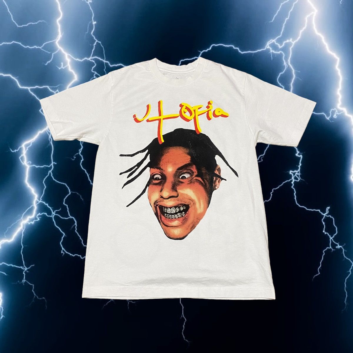 Travis Scott Utopia III Tee White