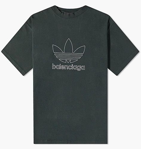 o1srvl11e0424 Balenciaga / Adidas T- Shirt Oversized in Grey