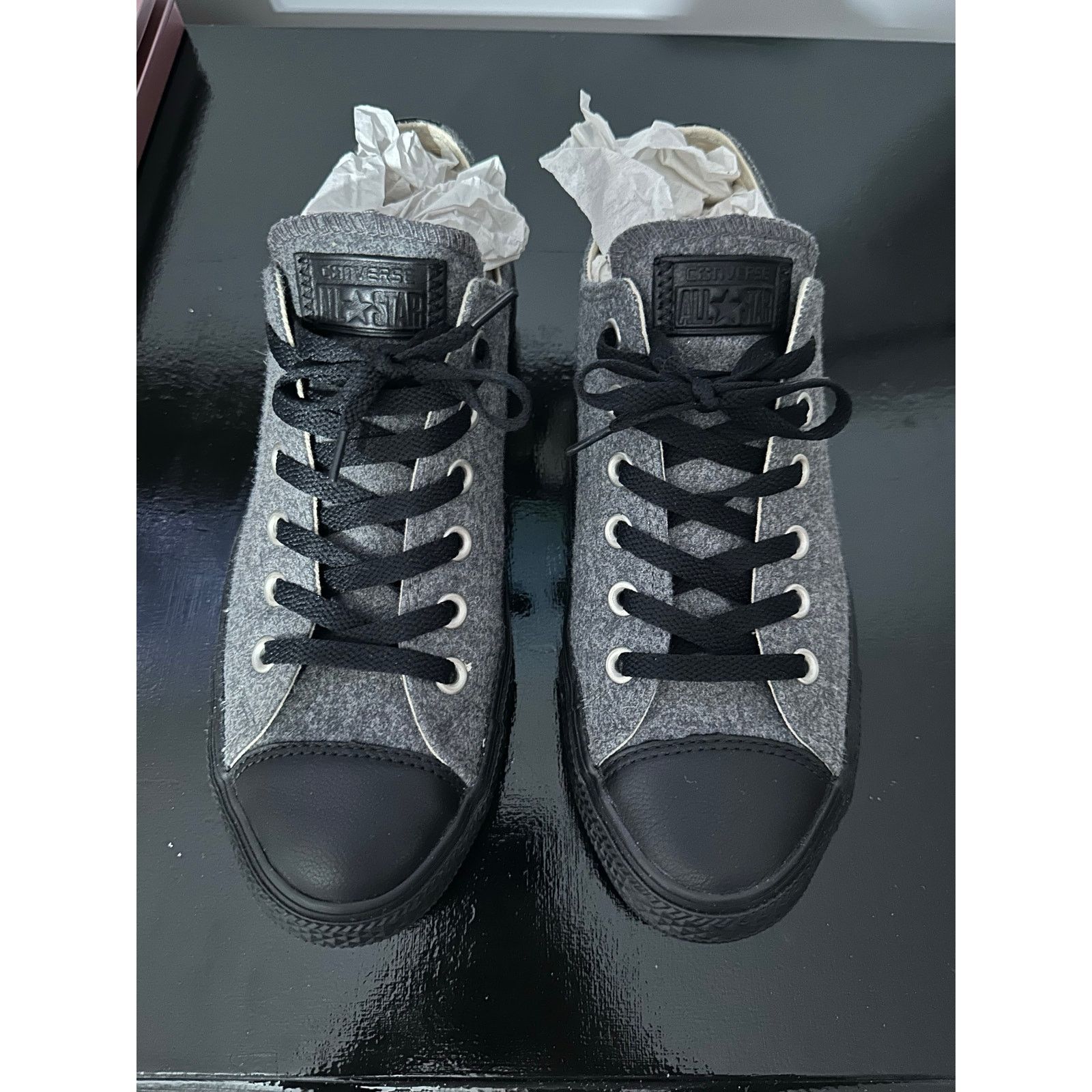 Converse Converse All Star Sneakers Gray Flannel - EXCELLENT preowned Size US 10 / IT 40 - 5 Thumbnail