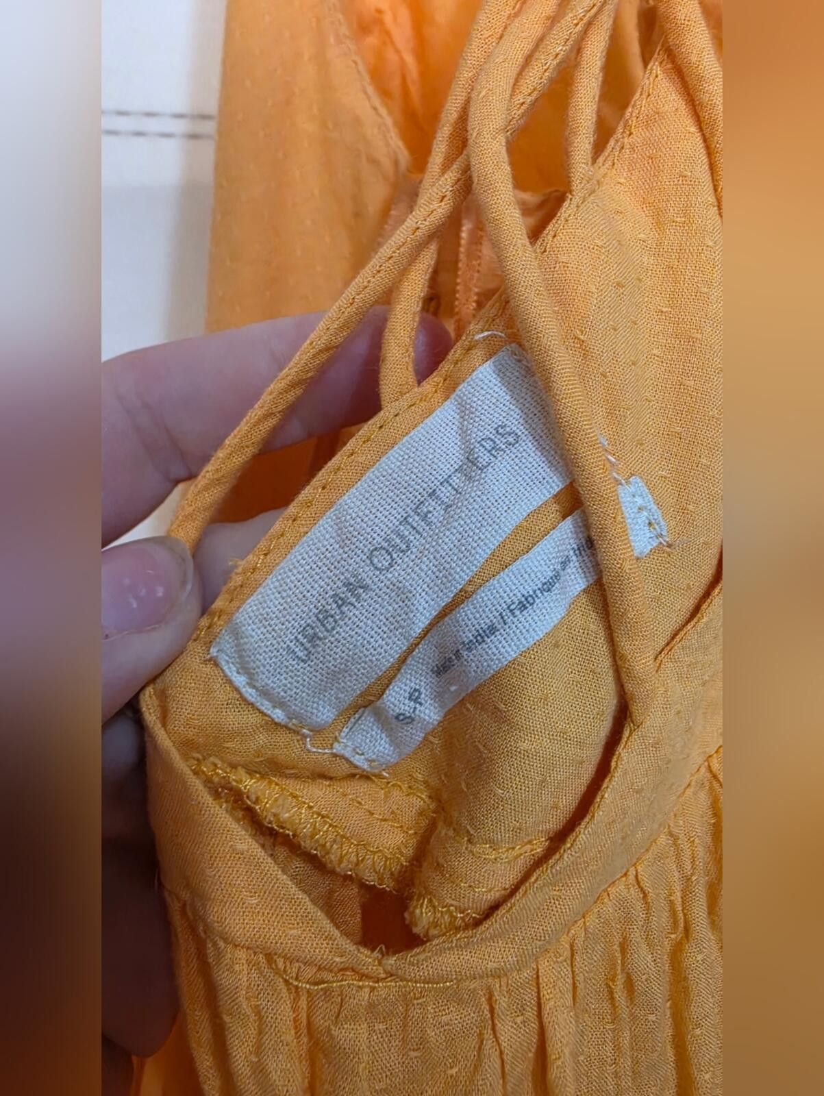 Urban Outfitters Urban Outfitters Orange Strappy Mini Dress Size S / US 4 / IT 40 - 8 Thumbnail