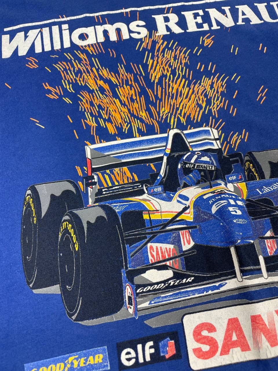 Formula 1 Vintage Williams Renault F1 Racing T-Shirt 90s Size US L / EU 52-54 / 3 - 5 Thumbnail