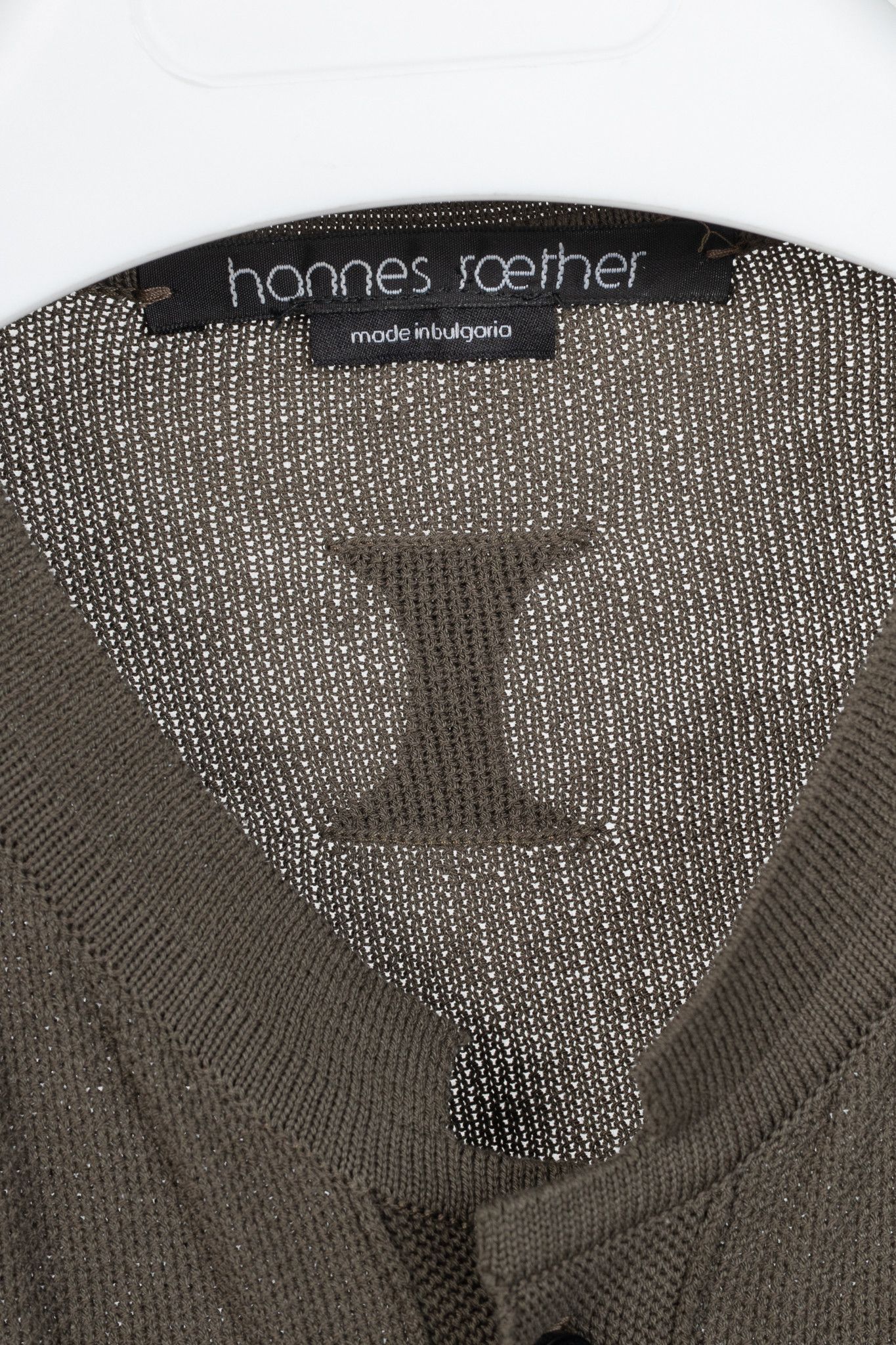 hannes roether hannes roether Brown Cotton-Blend Pique-Knit Buttoned Top Size US M / EU 48-50 / 2 - 4 Thumbnail