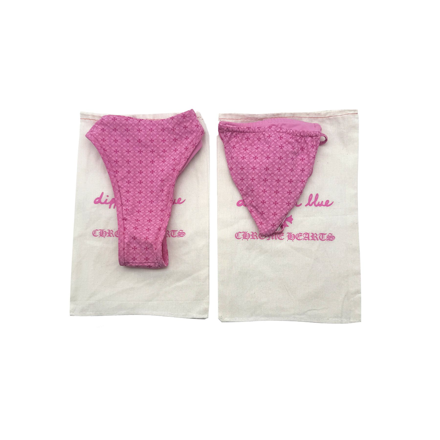 Chrome Hearts Chrome Hearts Dipped In Blue Pink Bikini Size S / US 4 / IT 40 - 5 Thumbnail