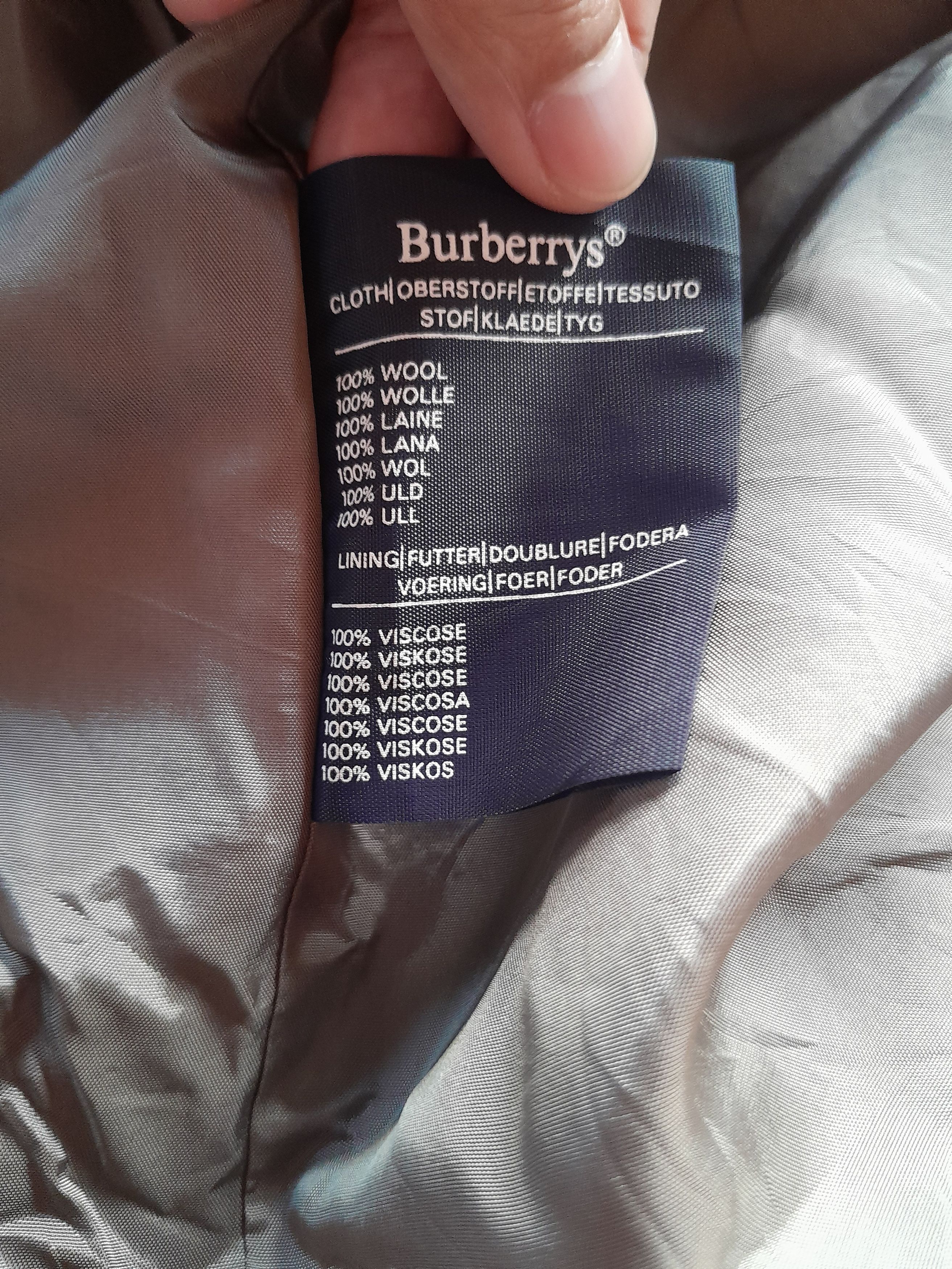 Burberry Prorsum 💥FINAL DROP 💥Made in England Burberrys Wool Blazzer Fit S Size 38R - 7 Thumbnail