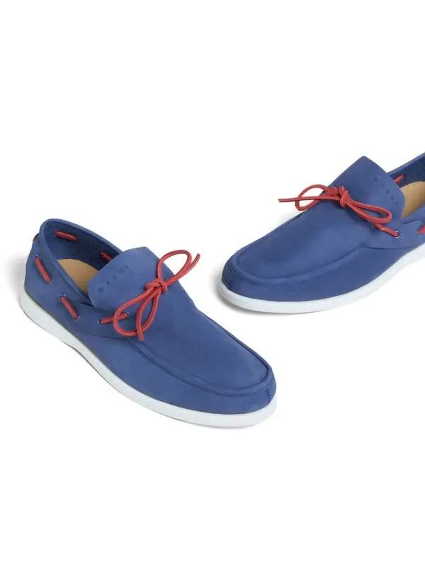Marni o1w1db10426 Slip-On Leather Loafers in Blue Size US 11 / EU 44 - 5 Thumbnail