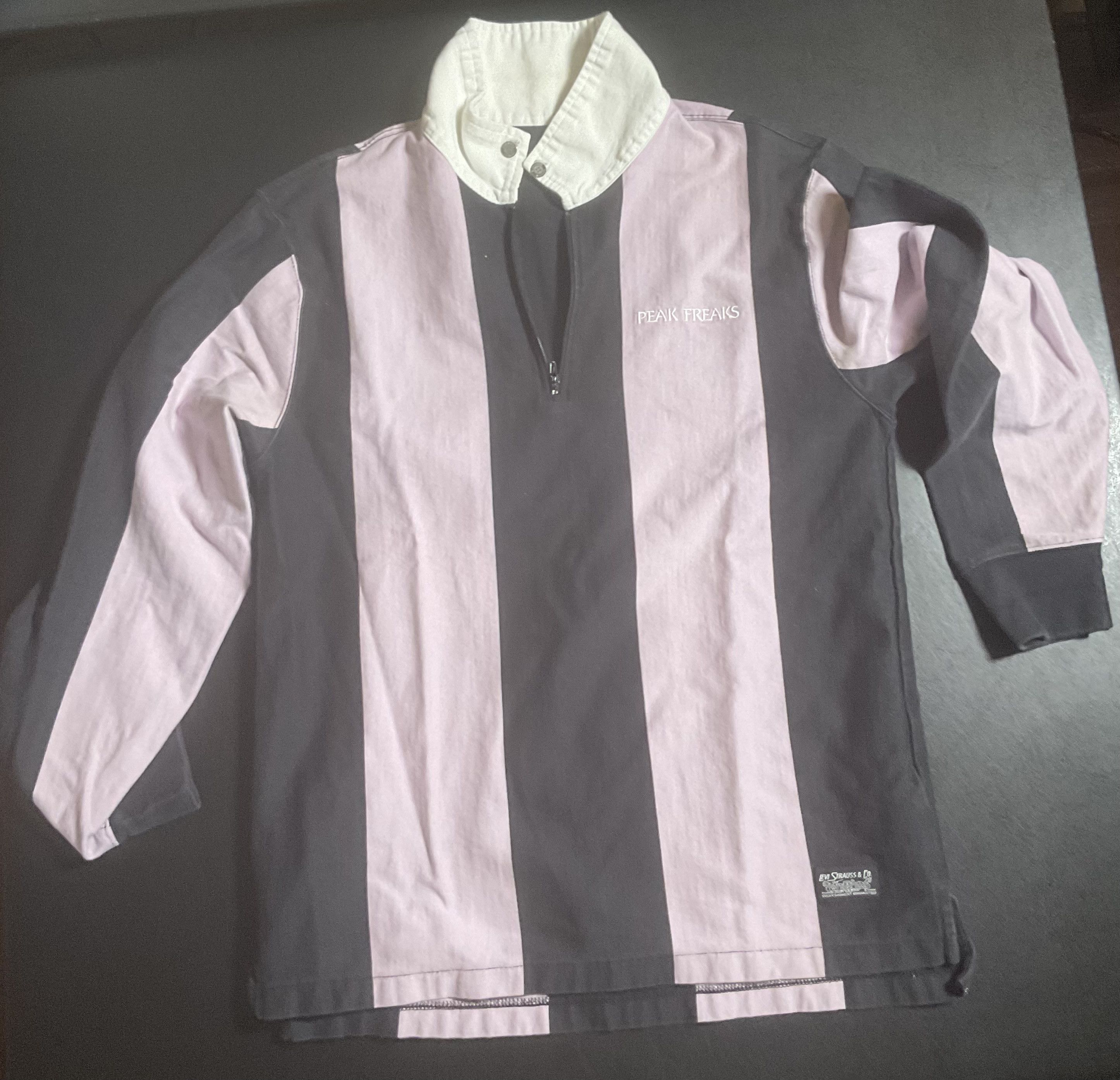 Levi's Levi's Peak Freaks quarter zip rugby shirt Size US S / EU 44-46 / 1 - 1 Thumbnail