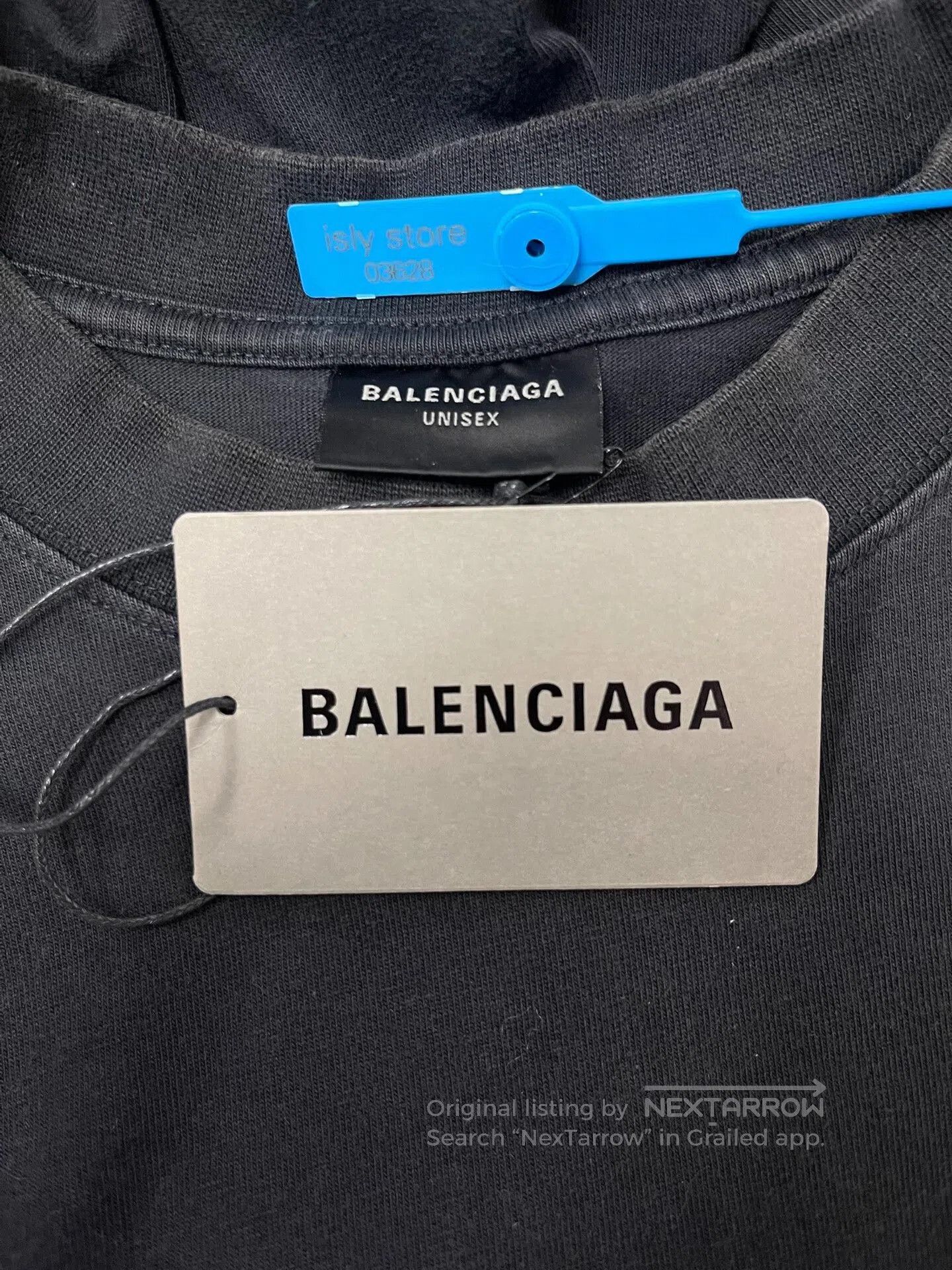 Balenciaga balenciaga black logo printed short sleeve t. Size US S / EU 44-46 / 1 - 5 Thumbnail