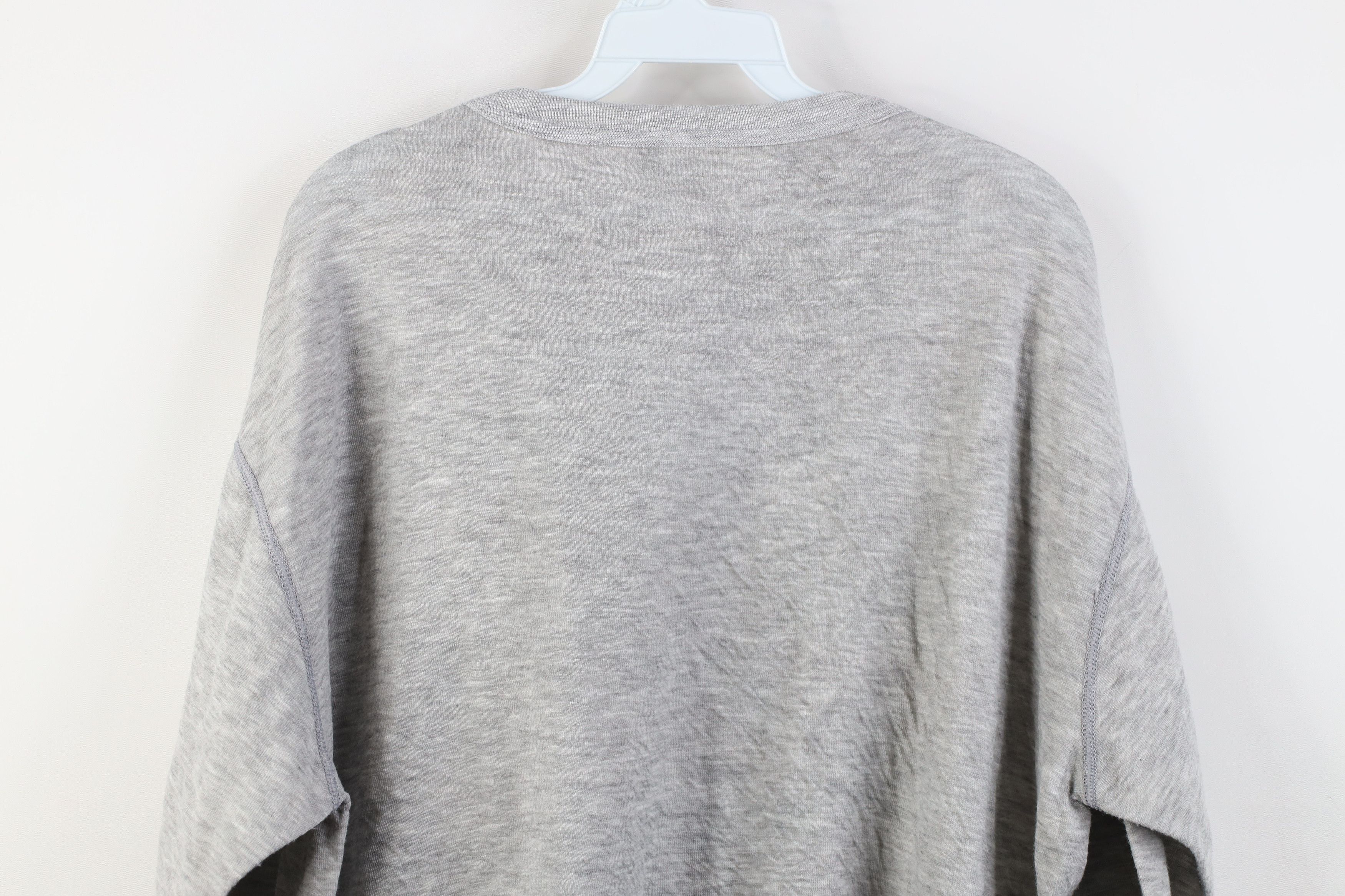 Vintage Vintage 90s Wall Thermal Knit Long Sleeve T-Shirt Gray Size US XL / EU 56 / 4 - 8 Thumbnail