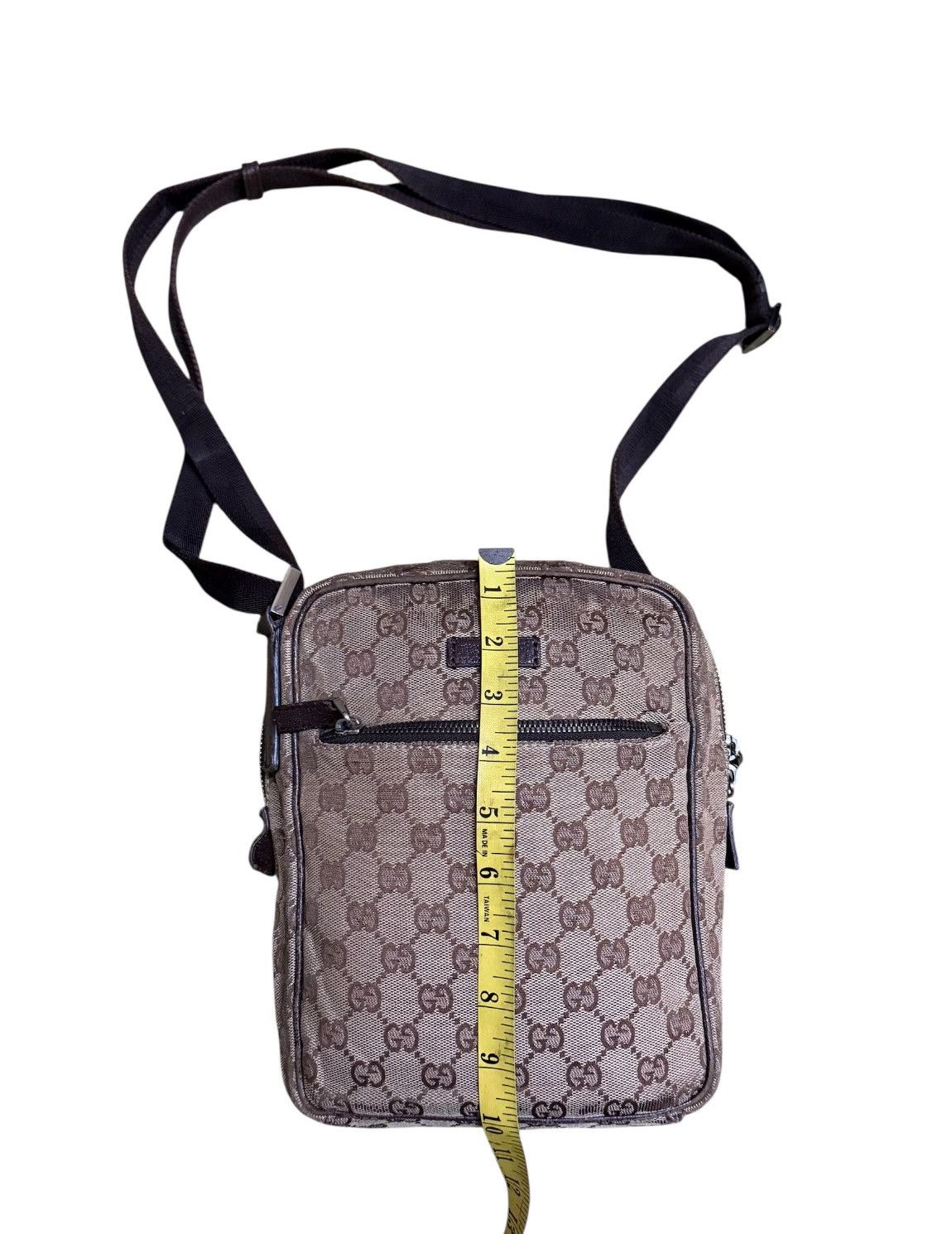 Gucci Gucci GG Crossbody Shoulder Canvas 03136 Leather Vintage Size ONE SIZE - 12 Thumbnail