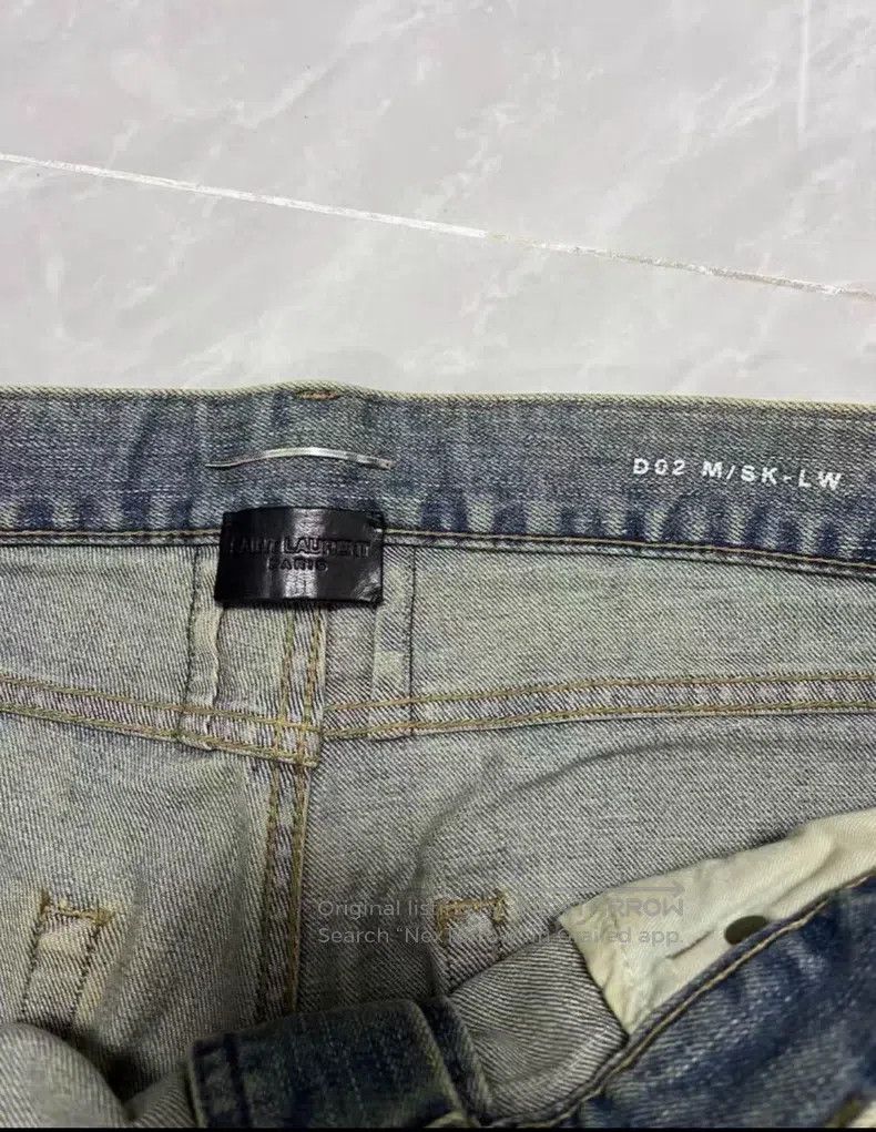 Saint Laurent Paris Saint Laurent Paris Big Destroyed Denim Jeans Size US 33 - 3 Thumbnail