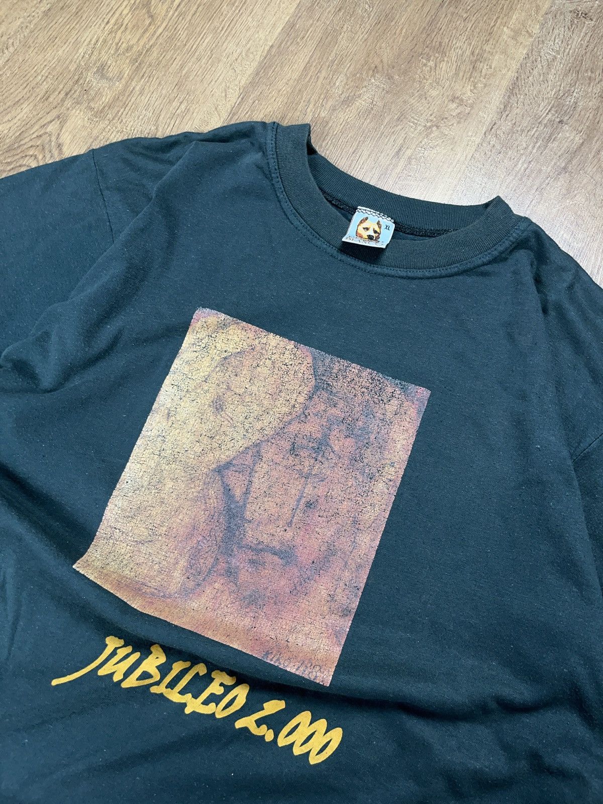Vintage ➕vintage Kiko Arguello art 2000 world youth day t-shirt Size US XL / EU 56 / 4 - 3 Thumbnail